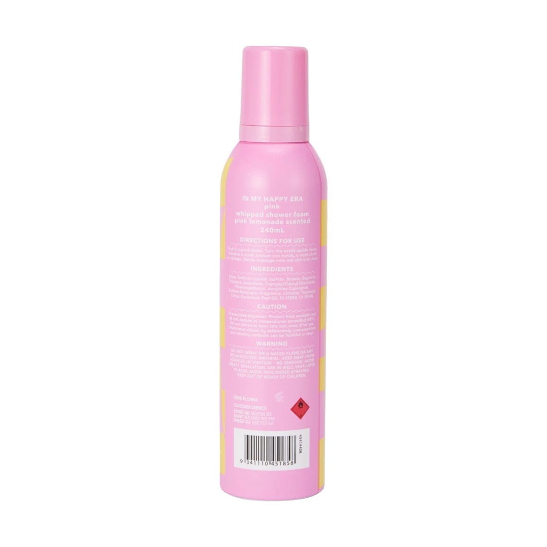 3 OXX Bodycare In My Happy Era Pink Whipped Shower Foam 240ml - Pink Lemonade Scented, 3 of 6