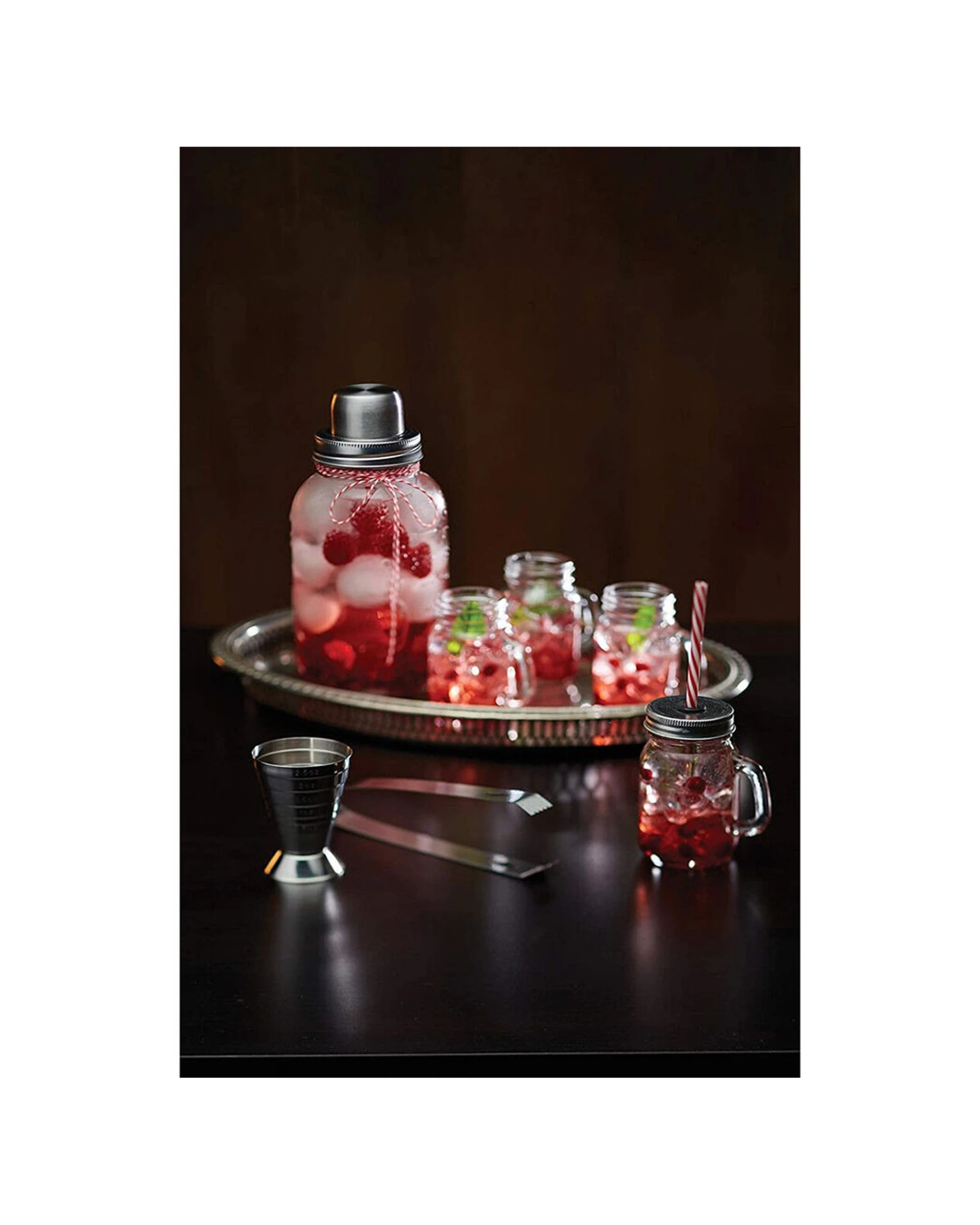 4 BarCraft 2PK Cocktail Jigger Stainless Steel 15-75ml Measuring Tool - Silver, 4 of 7