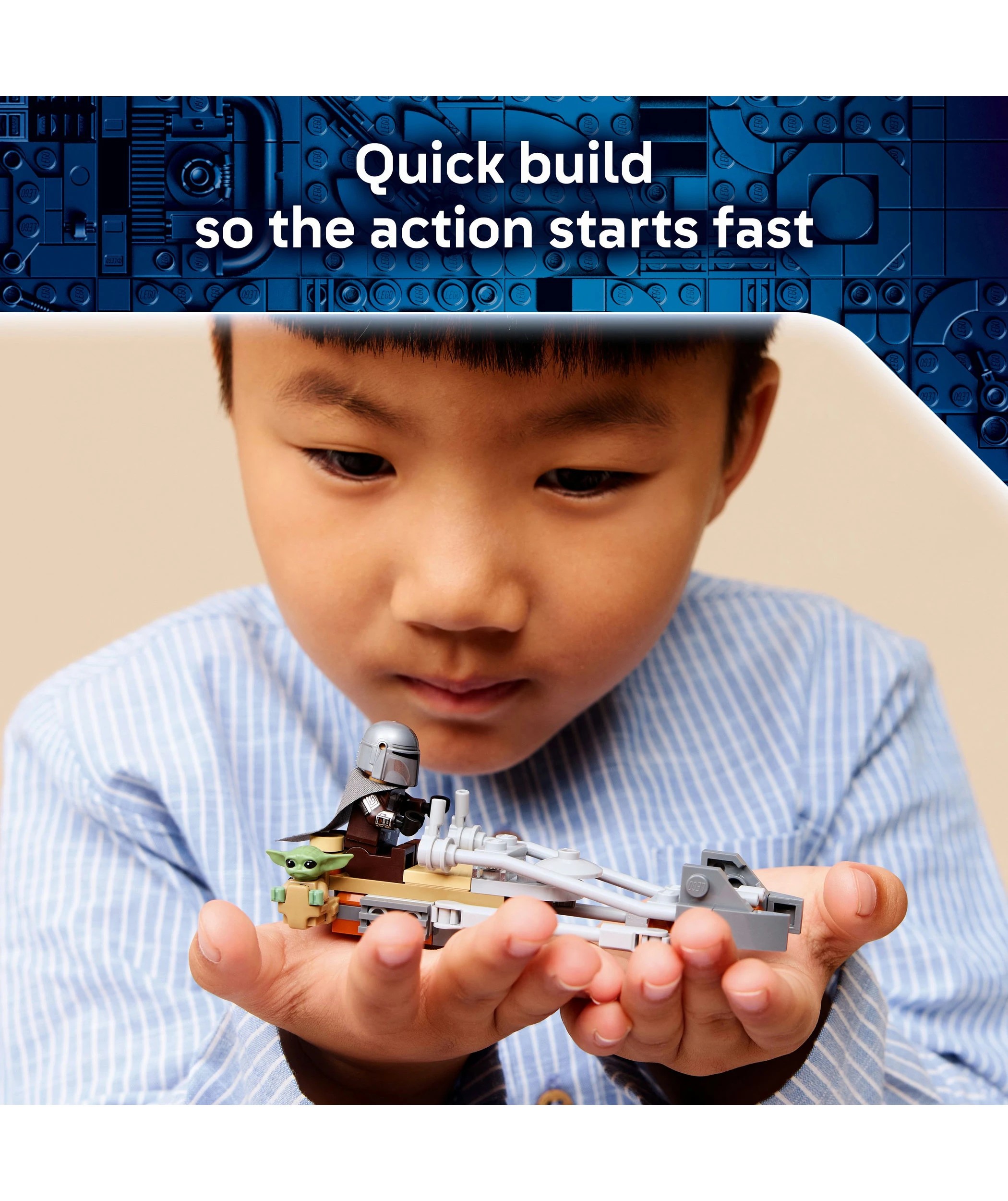 5 LEGO Star Wars The Mandalorian & Grogu's Speeder Bike 75436, 5 of 10