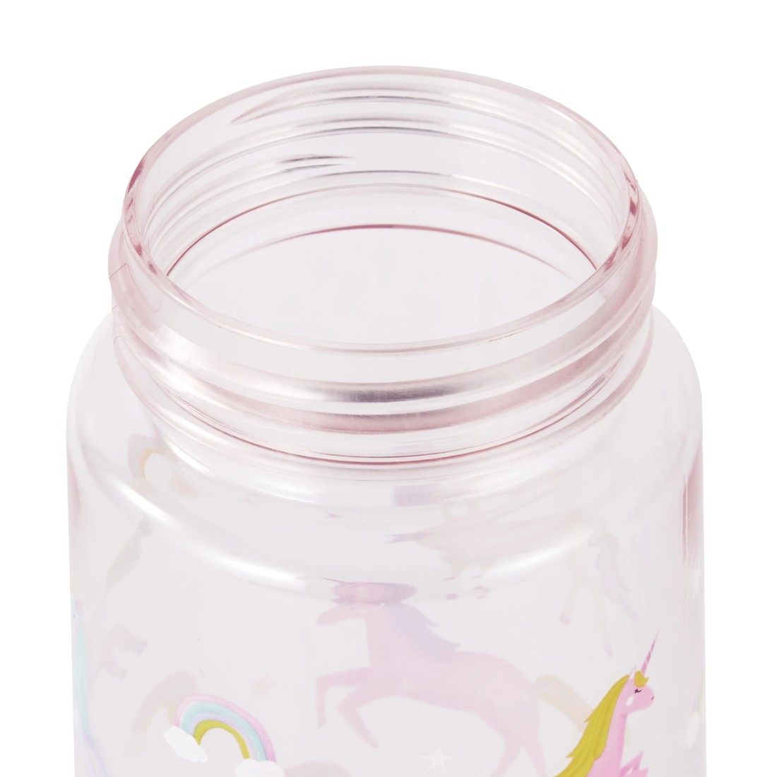6 650ml Pink Unicorn Flared Drink Bottle, 6 of 8