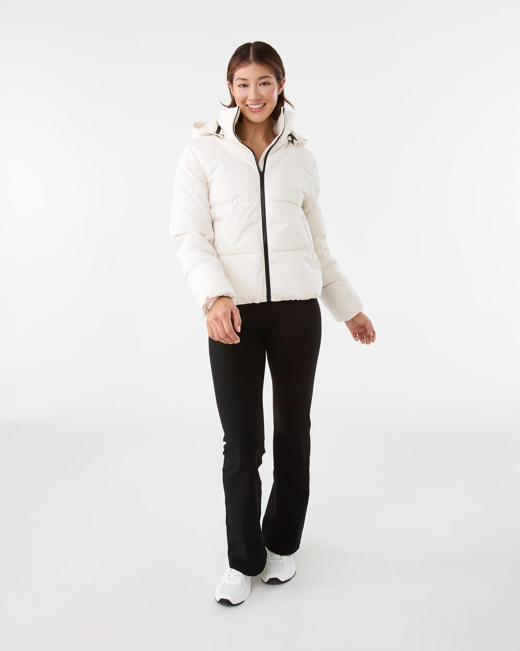 2 Active Womens Core Puffer Jacket Wht Egret, 2 of 8