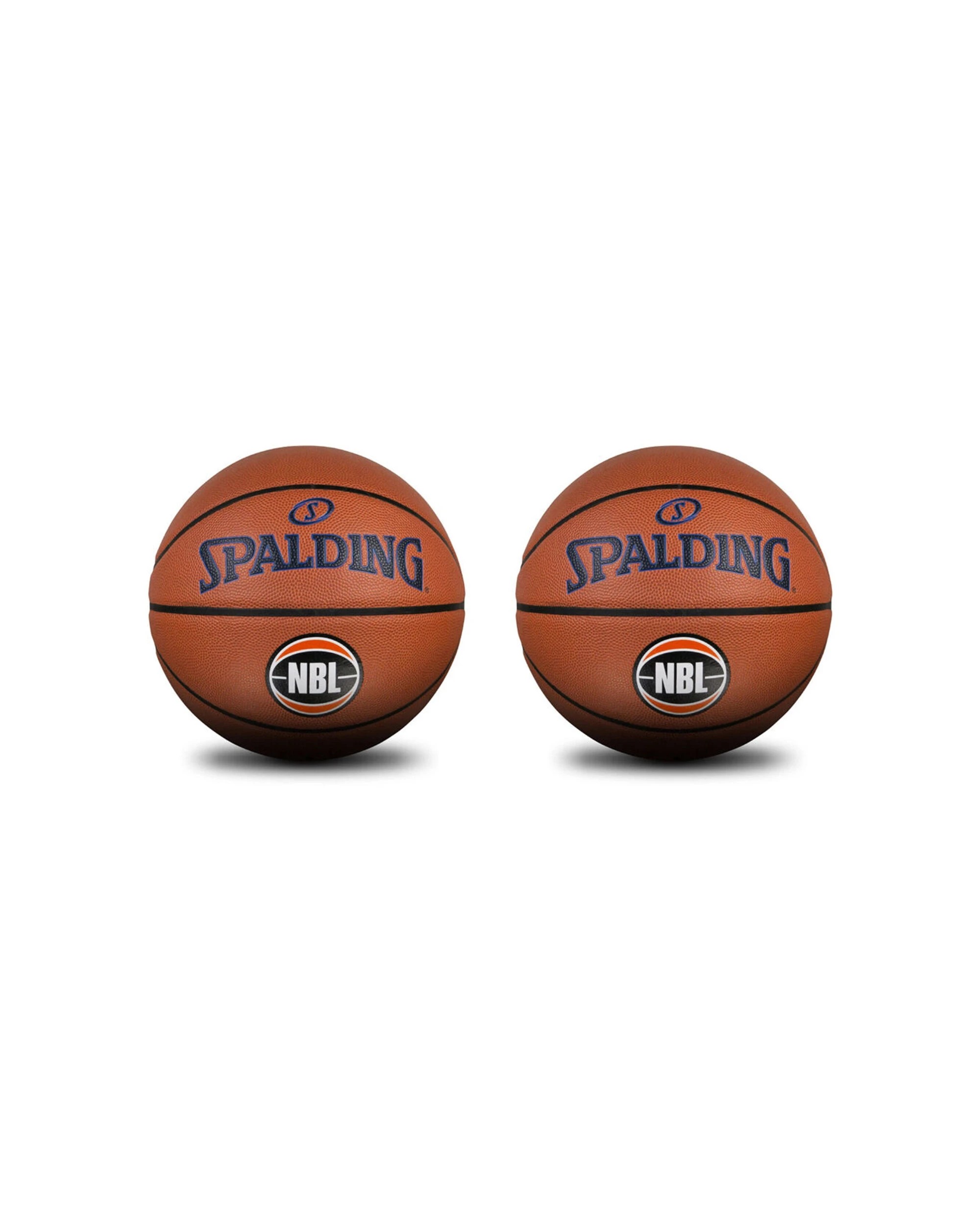 1 Spalding NBL Team Indoor-Outdoor Basketball 2PK Melbourne United Size 7 - Orange, 1 of 5