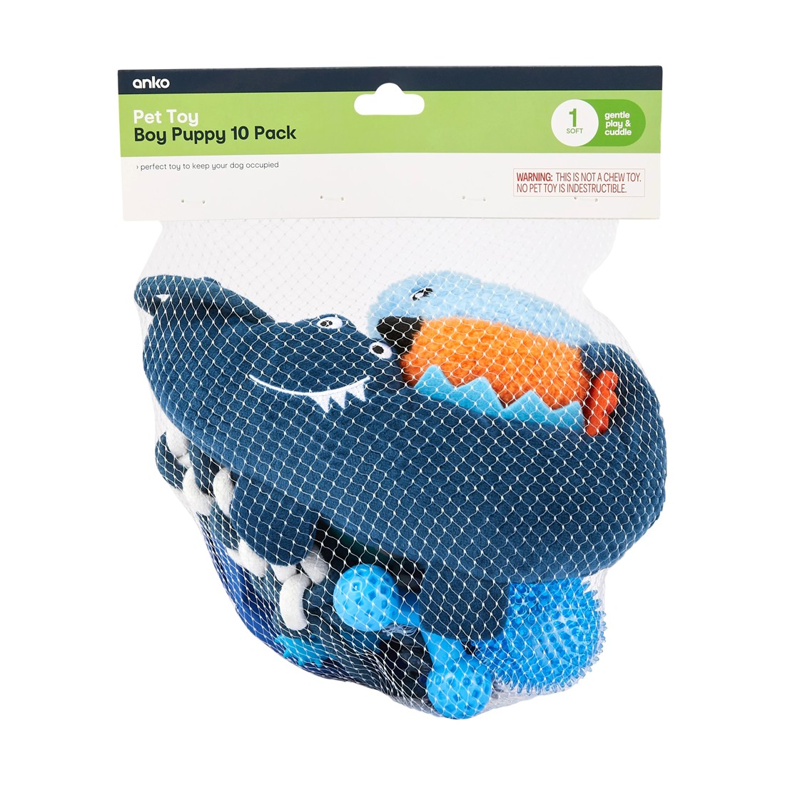 6 10 Pack Pet Toy Boy Puppy, 6 of 6