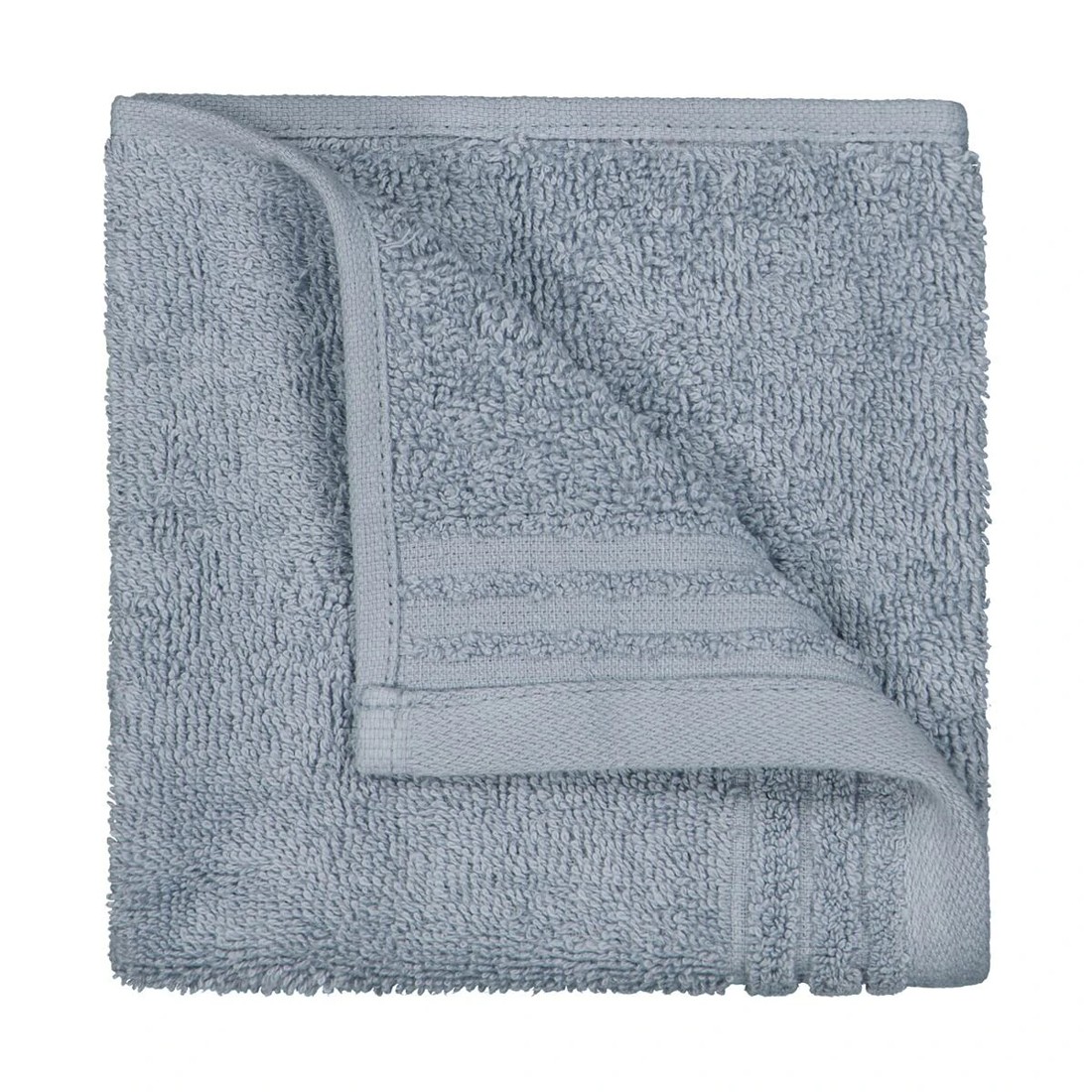 1 Edan Cotton Face Washer - Blue, 1 of 6