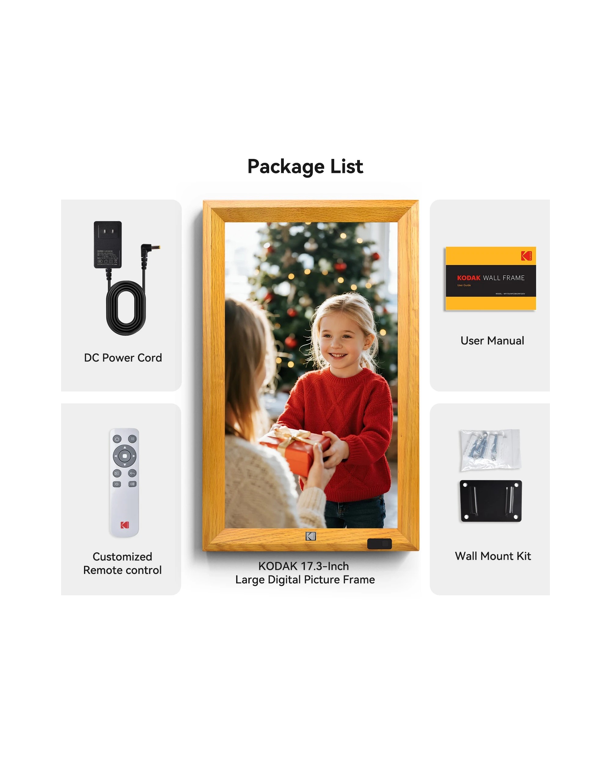 6 Kodak WF173V 17.3 Inch Full HD Wi-Fi Photo Frame, 6 of 6