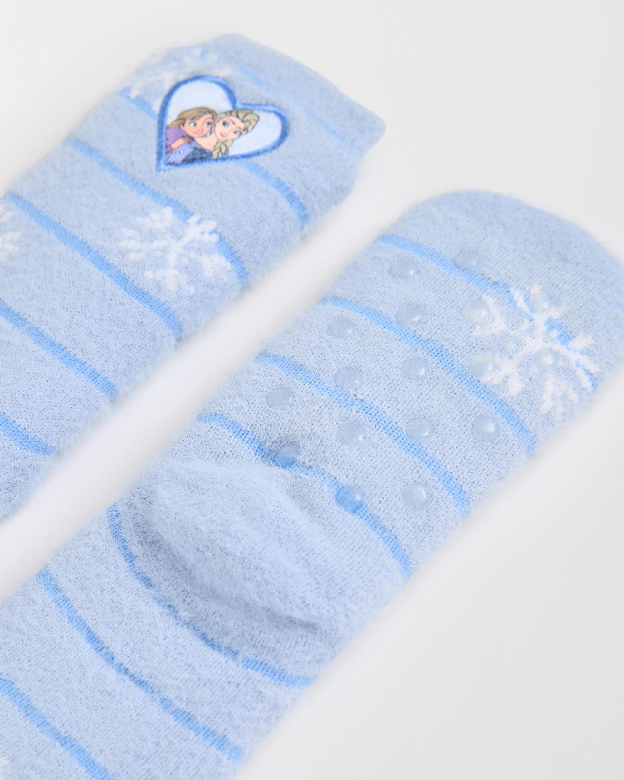 3 Disney Frozen Sherpa Lined Home Socks FROZEN, 3 of 4