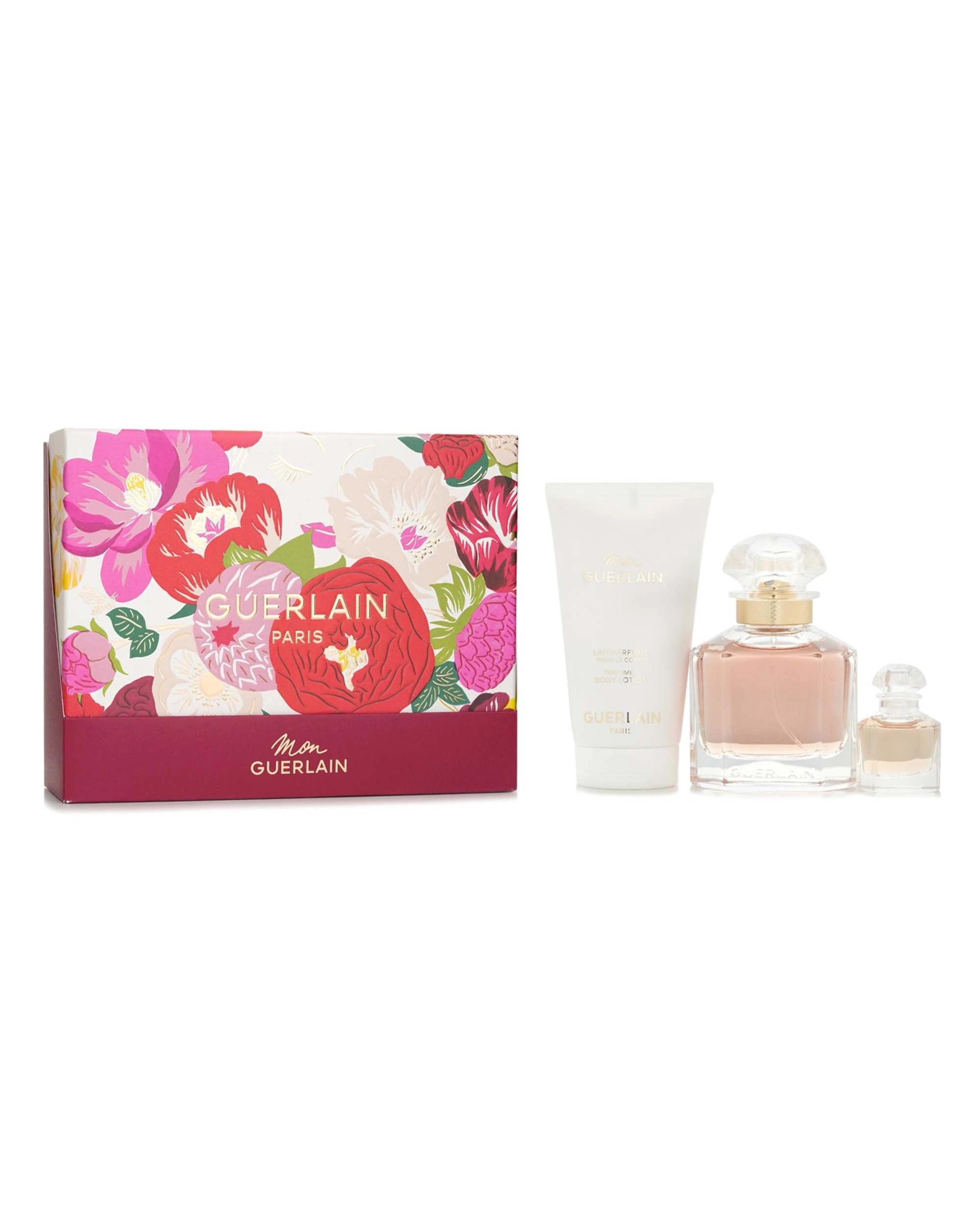 1 Guerlain Mon Guerlain Eau de Parfum Gift Set EDP 50ml+5ml+Body Lotion 75ml 3pcs, 1 of 3