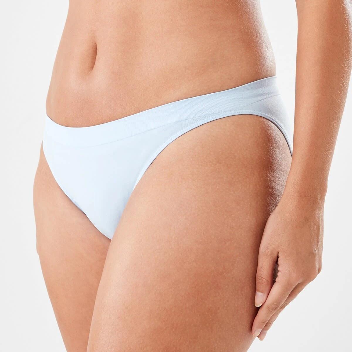 1 Ultra Smooth Seamfree Bikini Briefs WINDY BLUE, 1 of 4