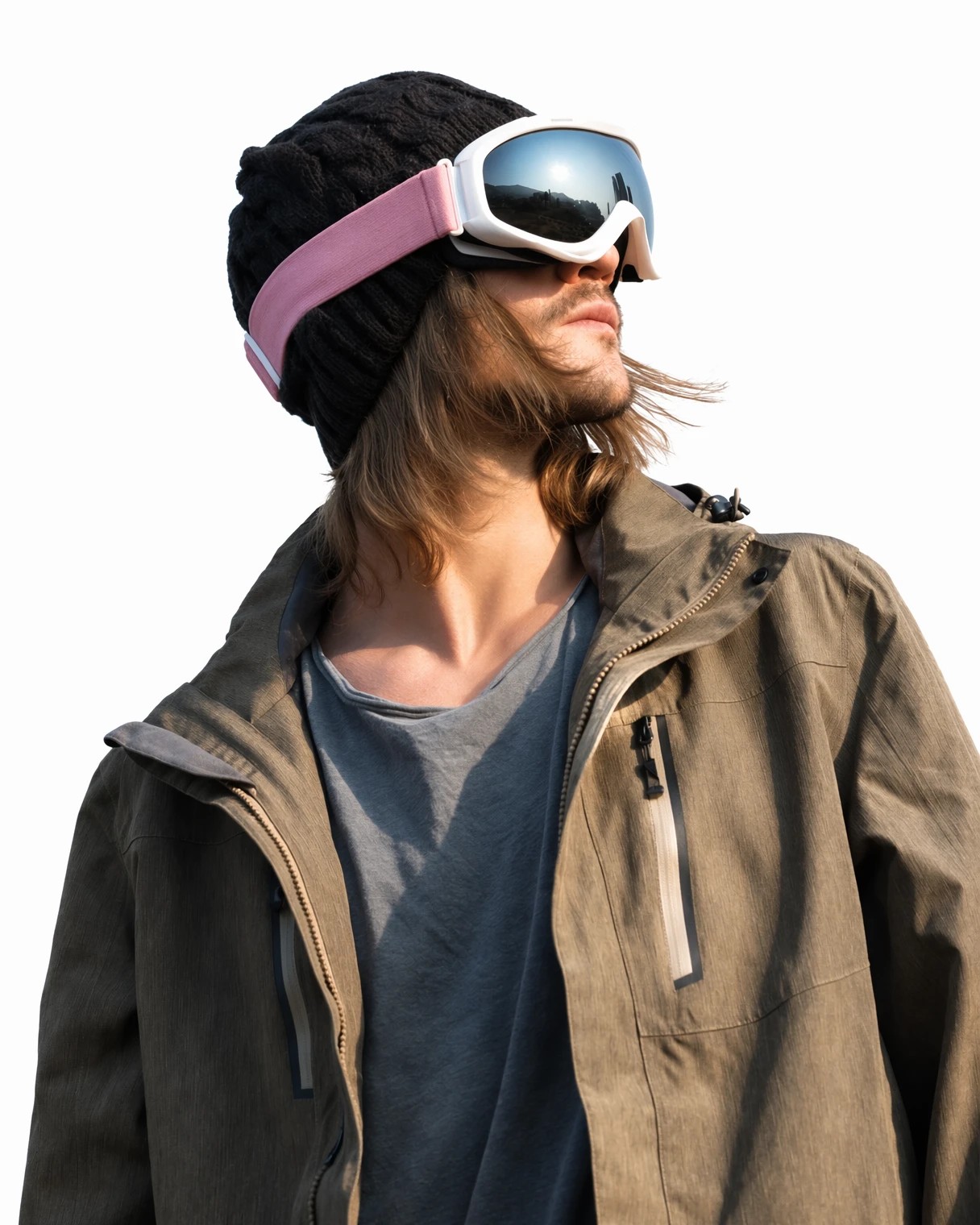 5 OutdoorMaster Adult Youth OTG Anti-Fog UV400 Goggles for Ski Snowboard - White, 5 of 9