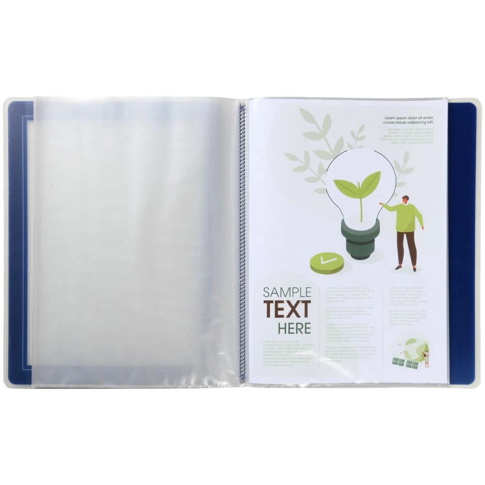 4 J.Burrows Presentation Display Book A4 Blue, 4 of 4