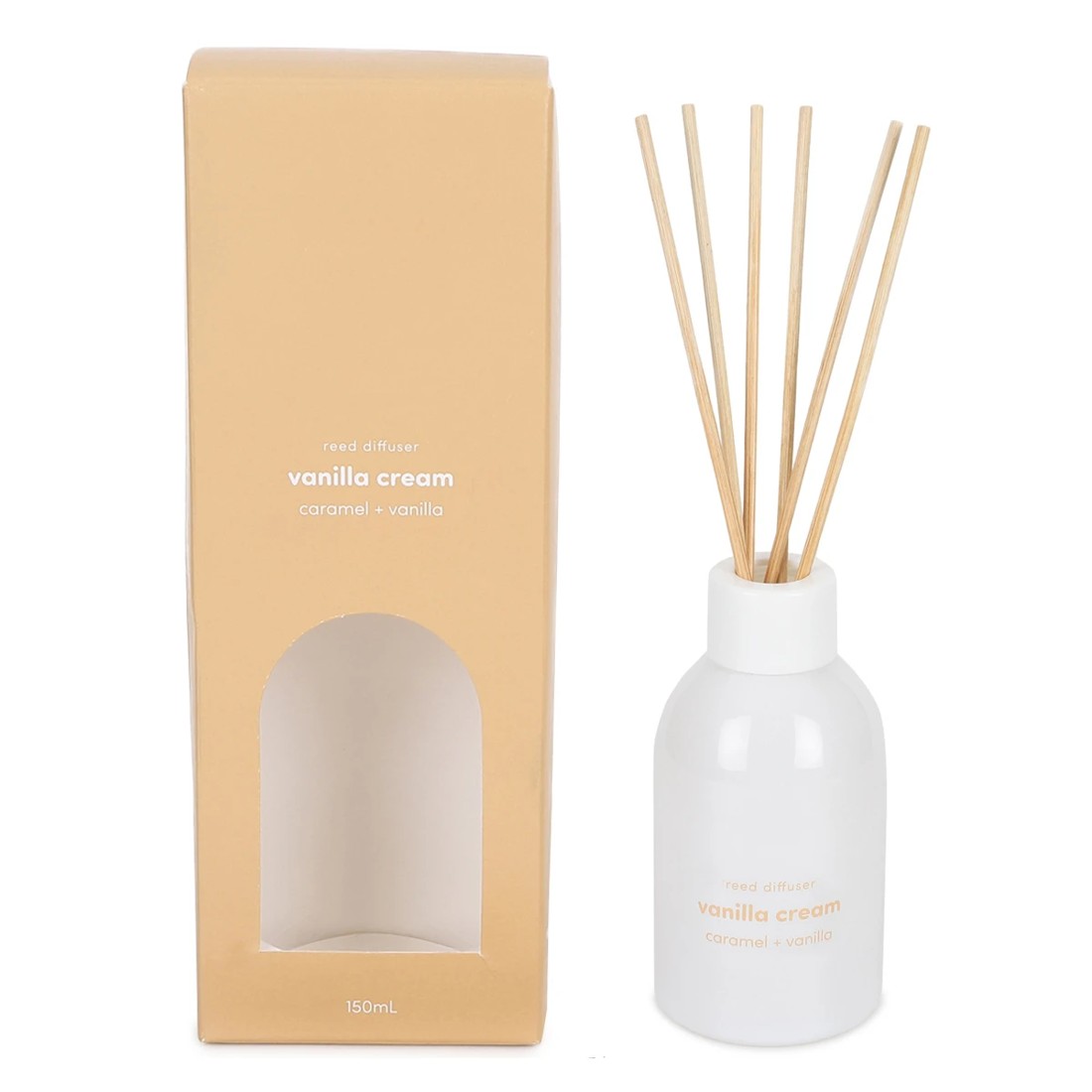 1 Vanilla Cream Reed Diffuser 150ml, 1 of 5
