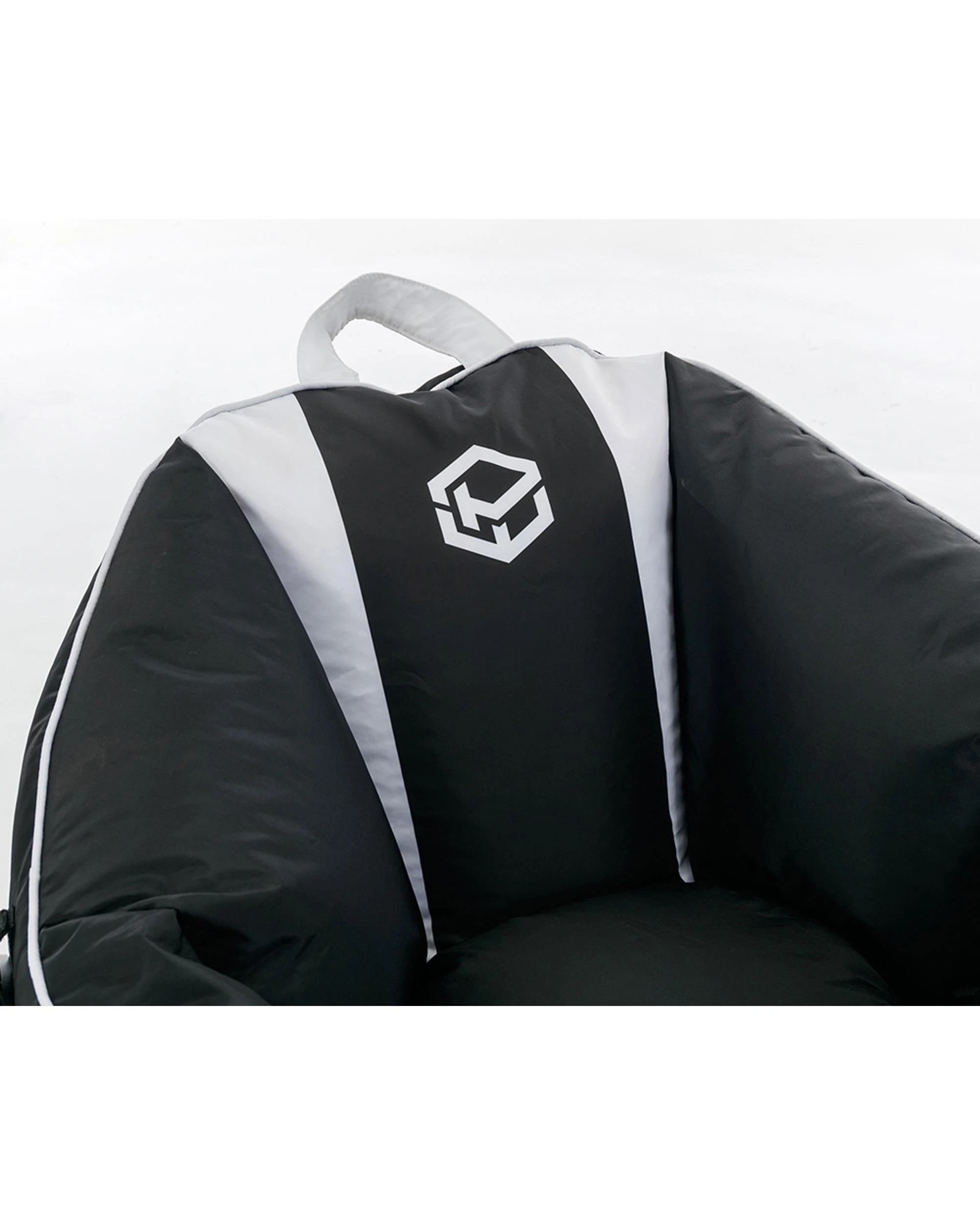 7 Powerwave PUFF Gaming Bean Bag Chair - White, 7 of 7