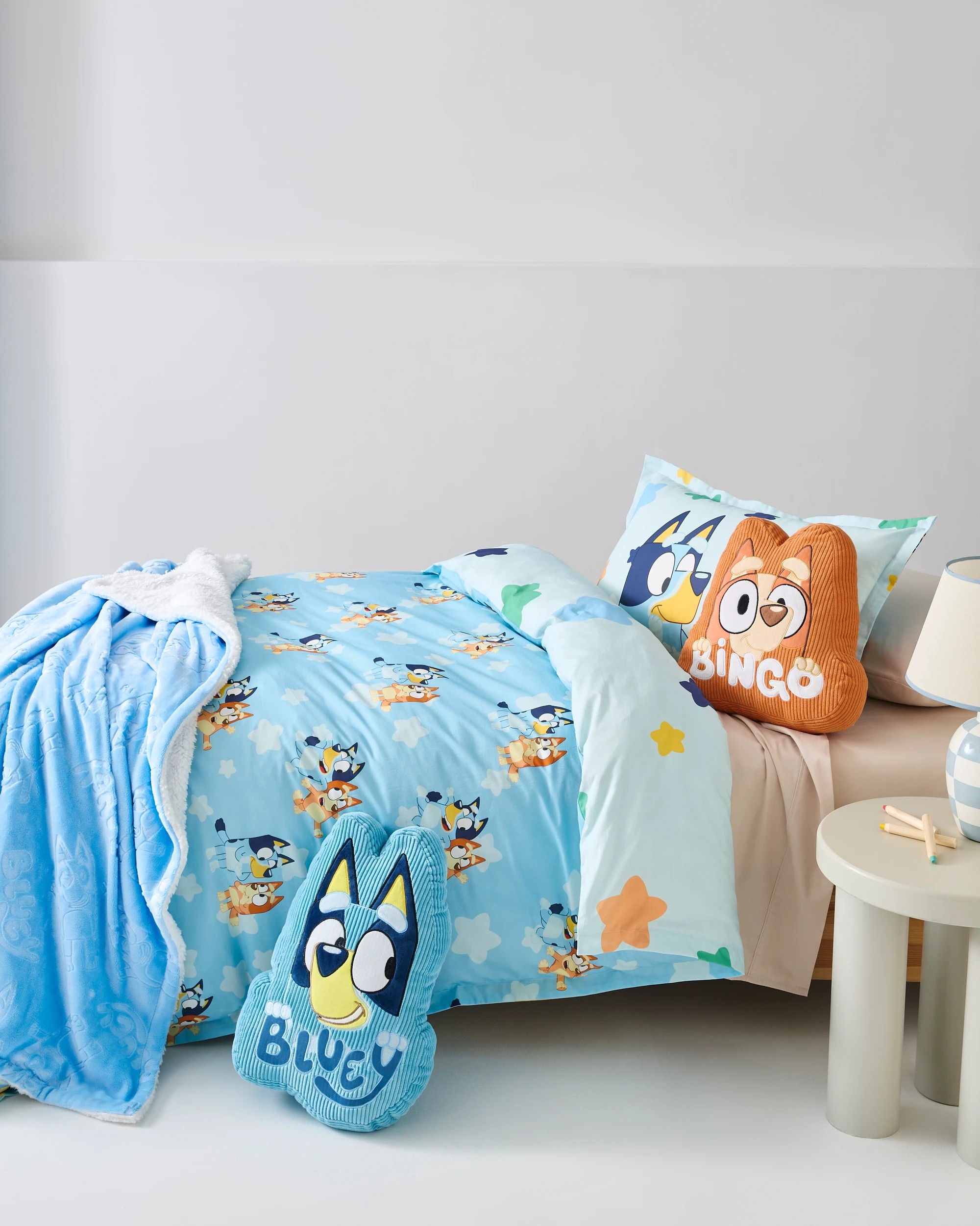 2 Bluey & Bingo Cotton Quilt Cover Set - Single Bed - Blue, 2 of 10