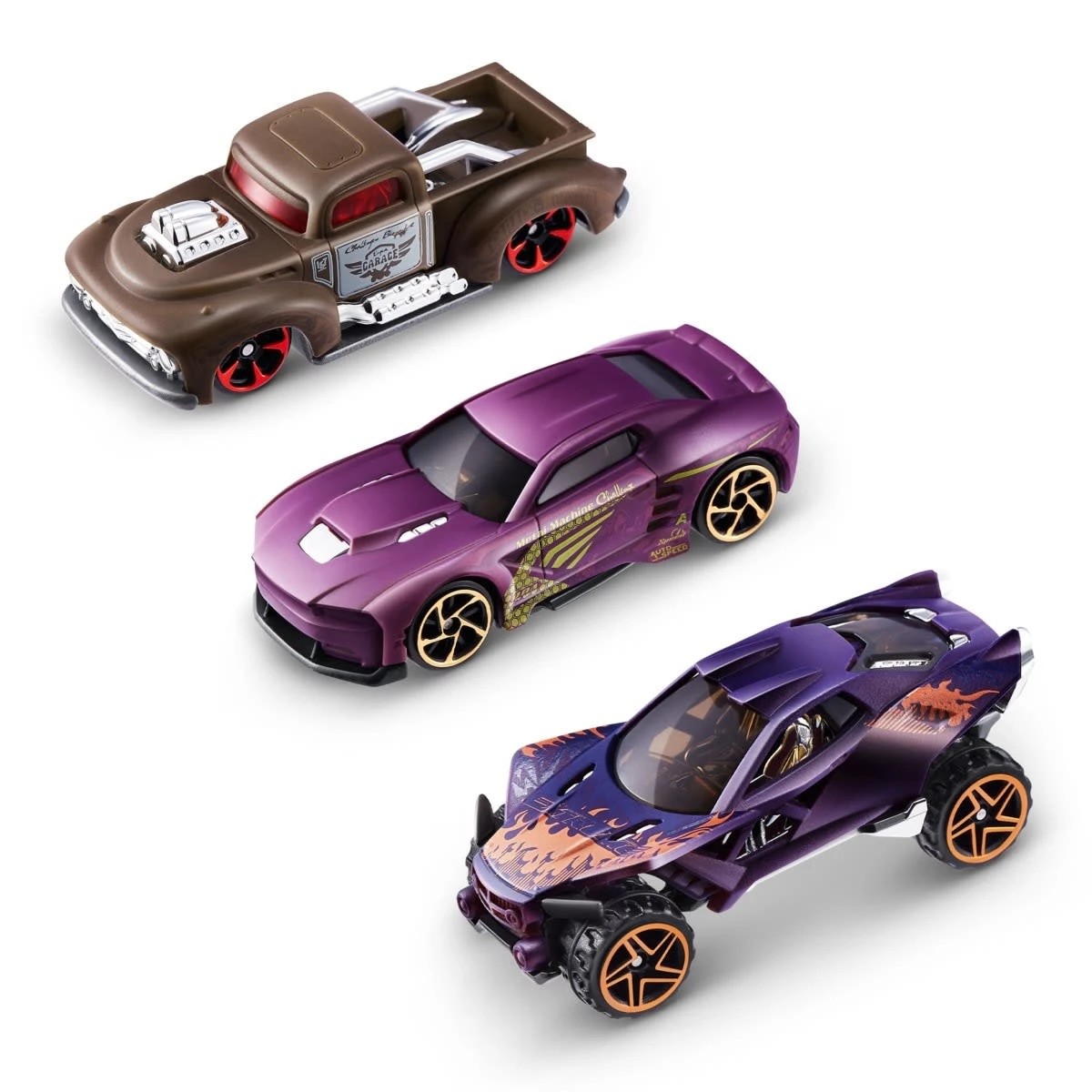 4 3 Pack Zuru Metal Machines Color Change Cars - Assorted, 4 of 8