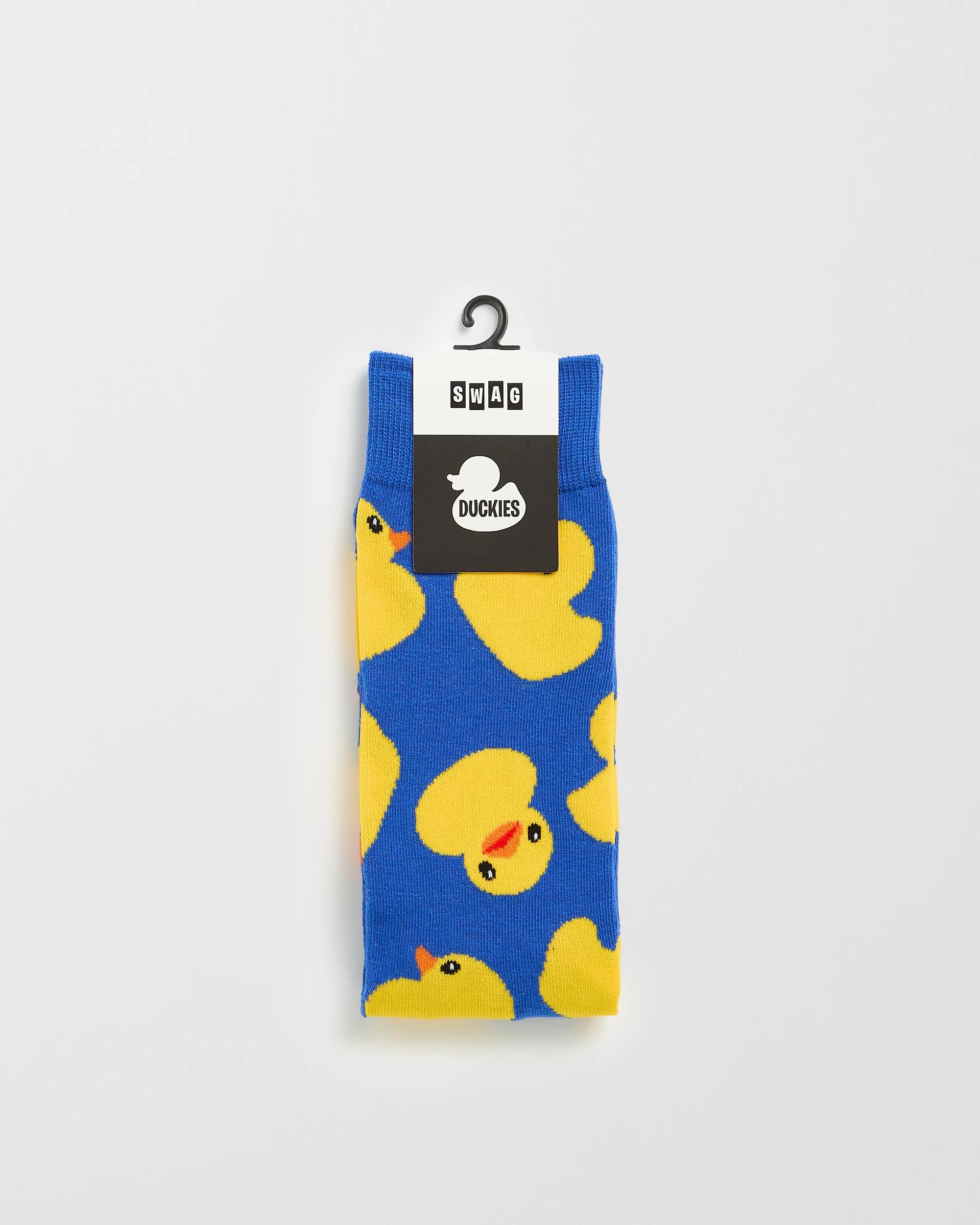 3 Swag  Crew Socks - Rubber Duck BLUE, 3 of 3