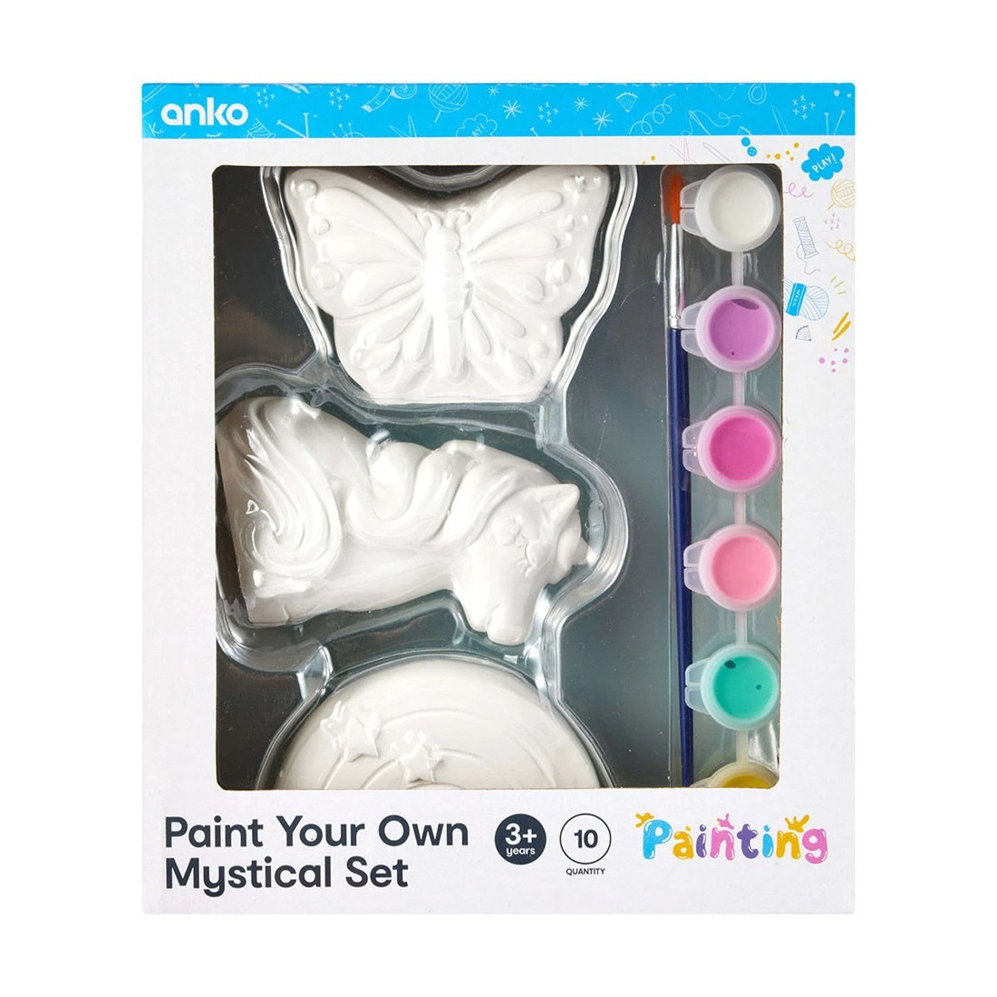 1 10 Piece Paint Your Own Mystical Set, 1 of 10