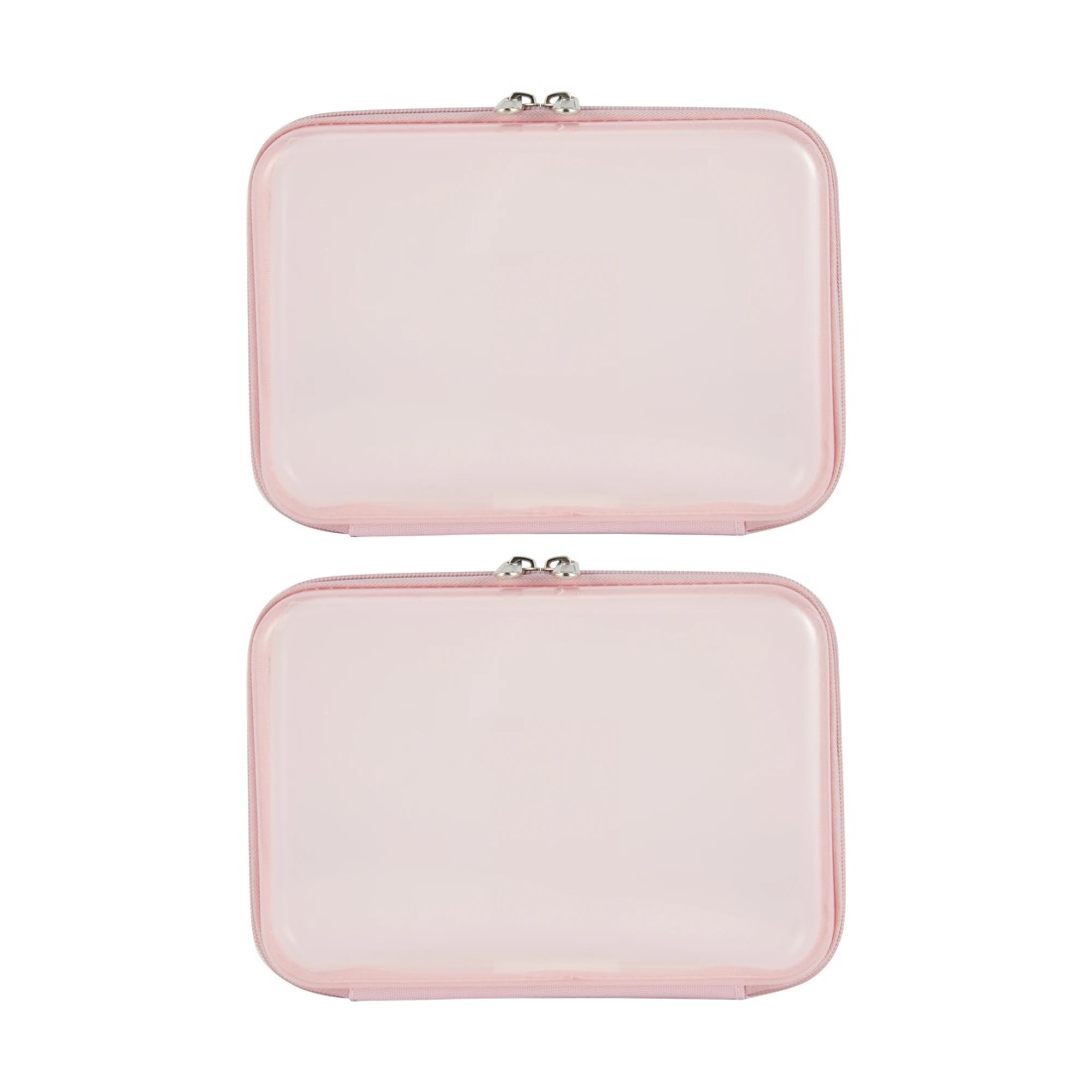 1 2 Pack Clear Packing Cubes - Pink, 1 of 8