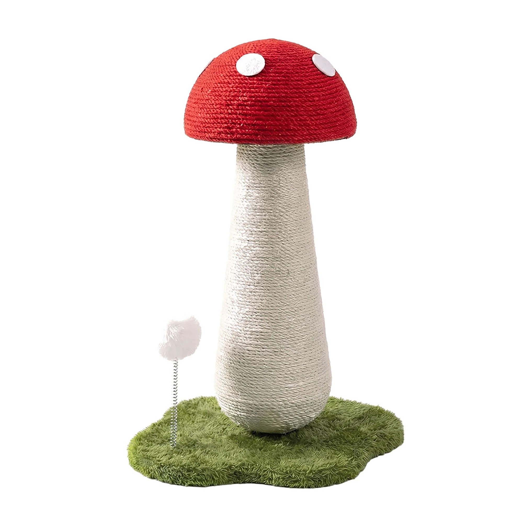 2 Pawz Mushroom Cat Scratching Post 50cm - Red, 2 of 9