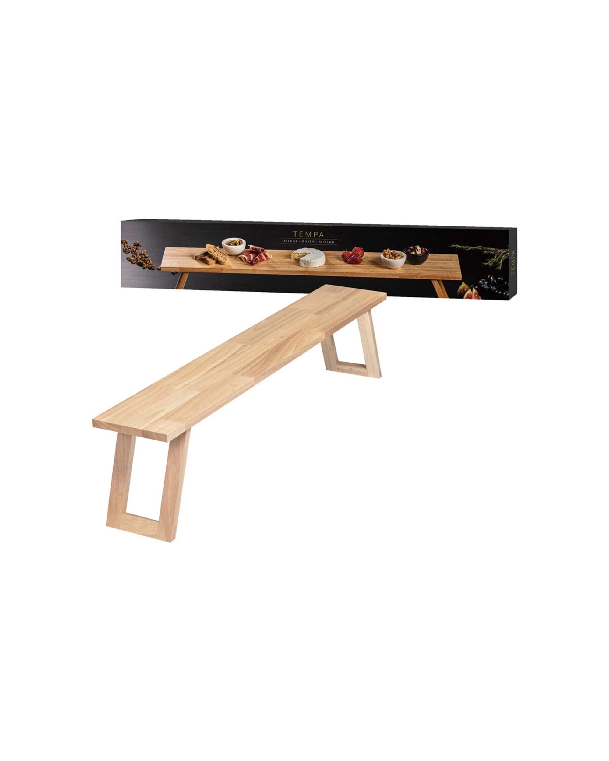 3 Ladelle Fromagerie Long Tapas Rectangle Serving Board Table 90x21cm - Natural, 3 of 3