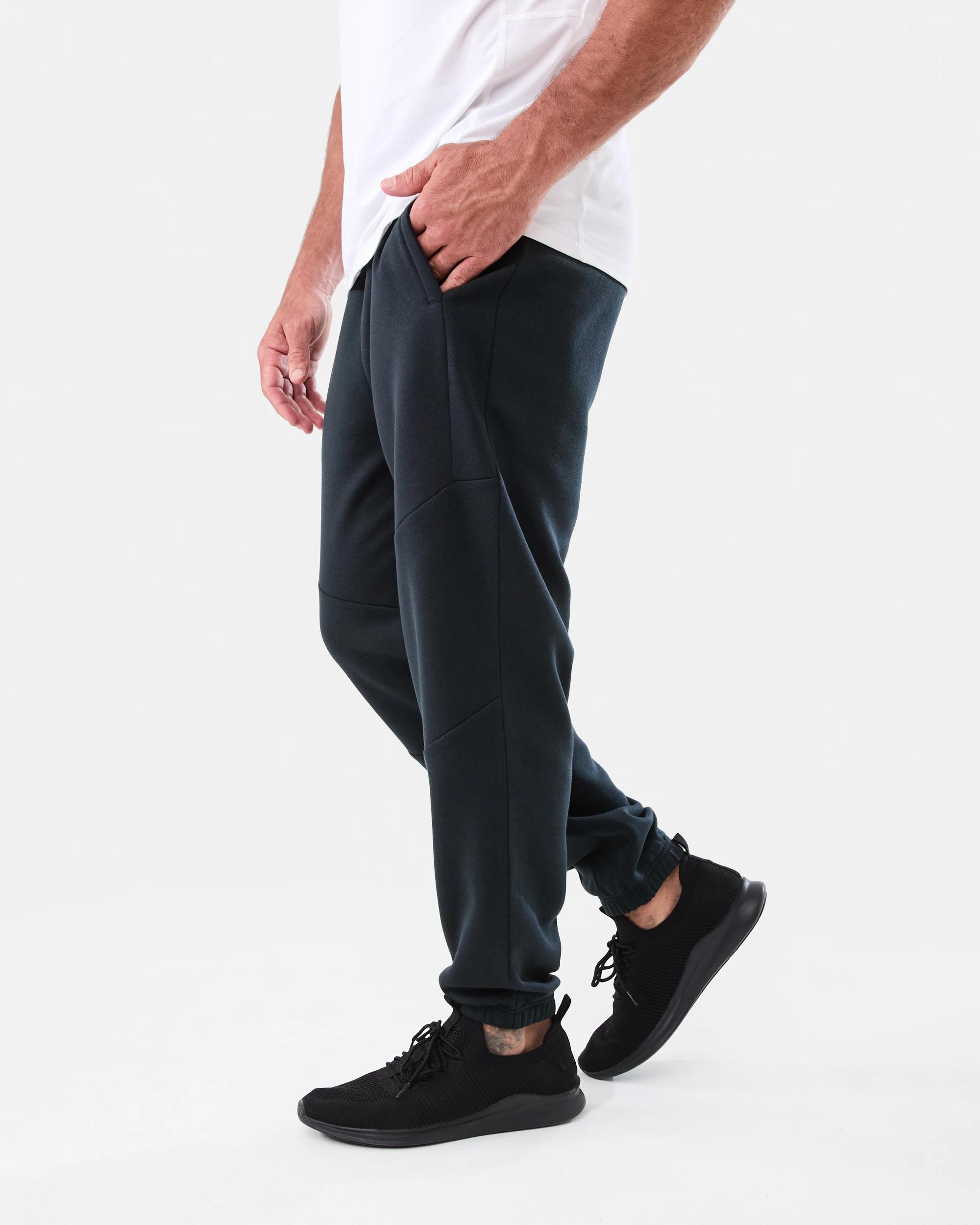 2 Active Mens Panel Trackpants SHADE NAVY, 2 of 6