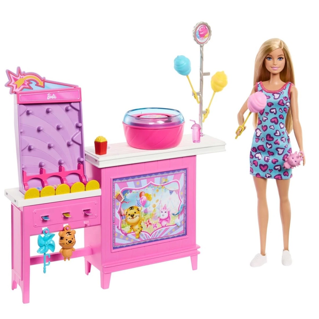 2 Barbie Mysteries: Beach Detectives Barbie 'Malibu' Treats and Game Booth Playset, 2 of 5