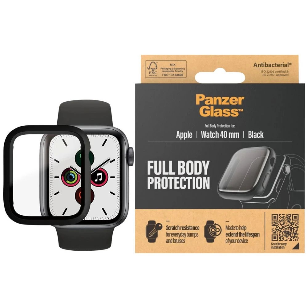 2 PanzerGlass Full Body Case Apple Watch 40mm Black, 2 of 4