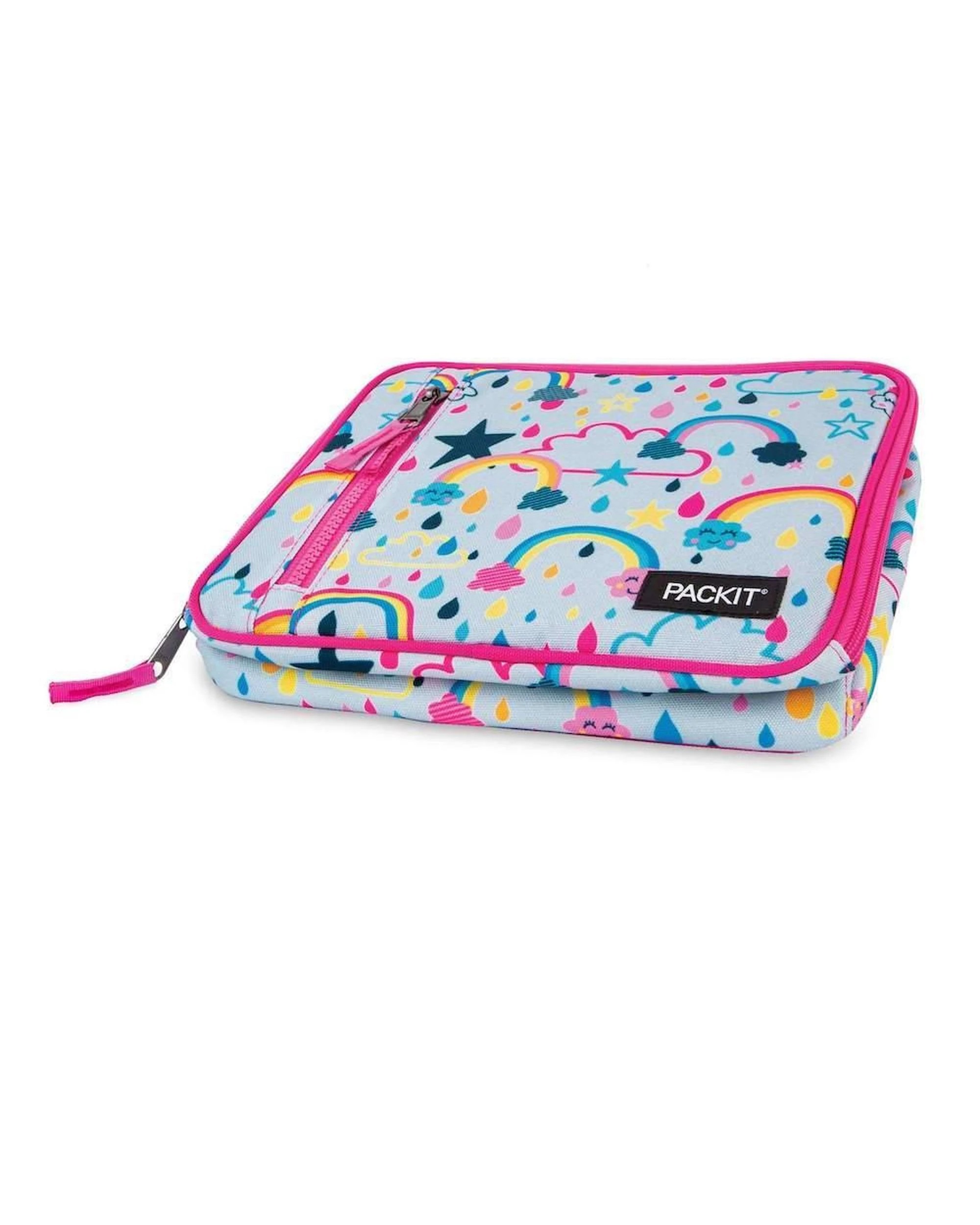 7 PackIt Classic Cooler  Lunch Box Bag Freeze and Go  Rainbow Sky, 7 of 8