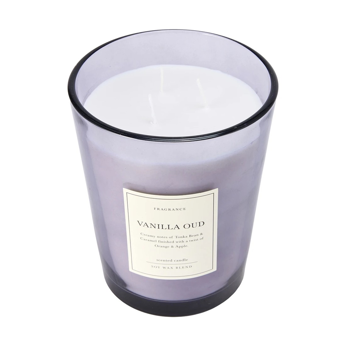 2 XL Vanilla Oud Soy Wax Blend Scented Candle, 2 of 4