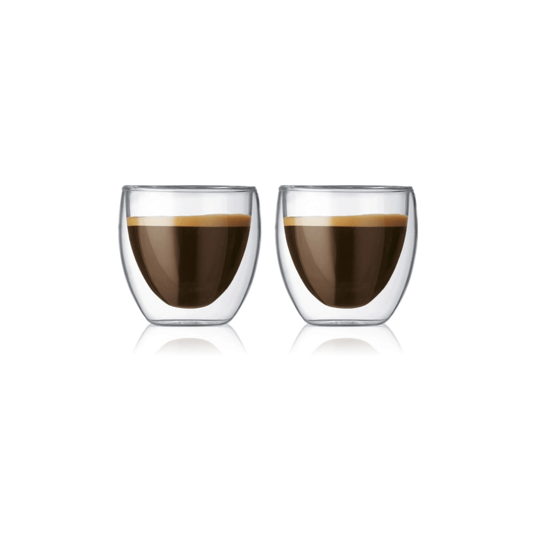 1 Maxwell & Williams 2pc Blend Double Wall Espresso Borosilicate Cups 80ml
 - Plain, 1 of 3
