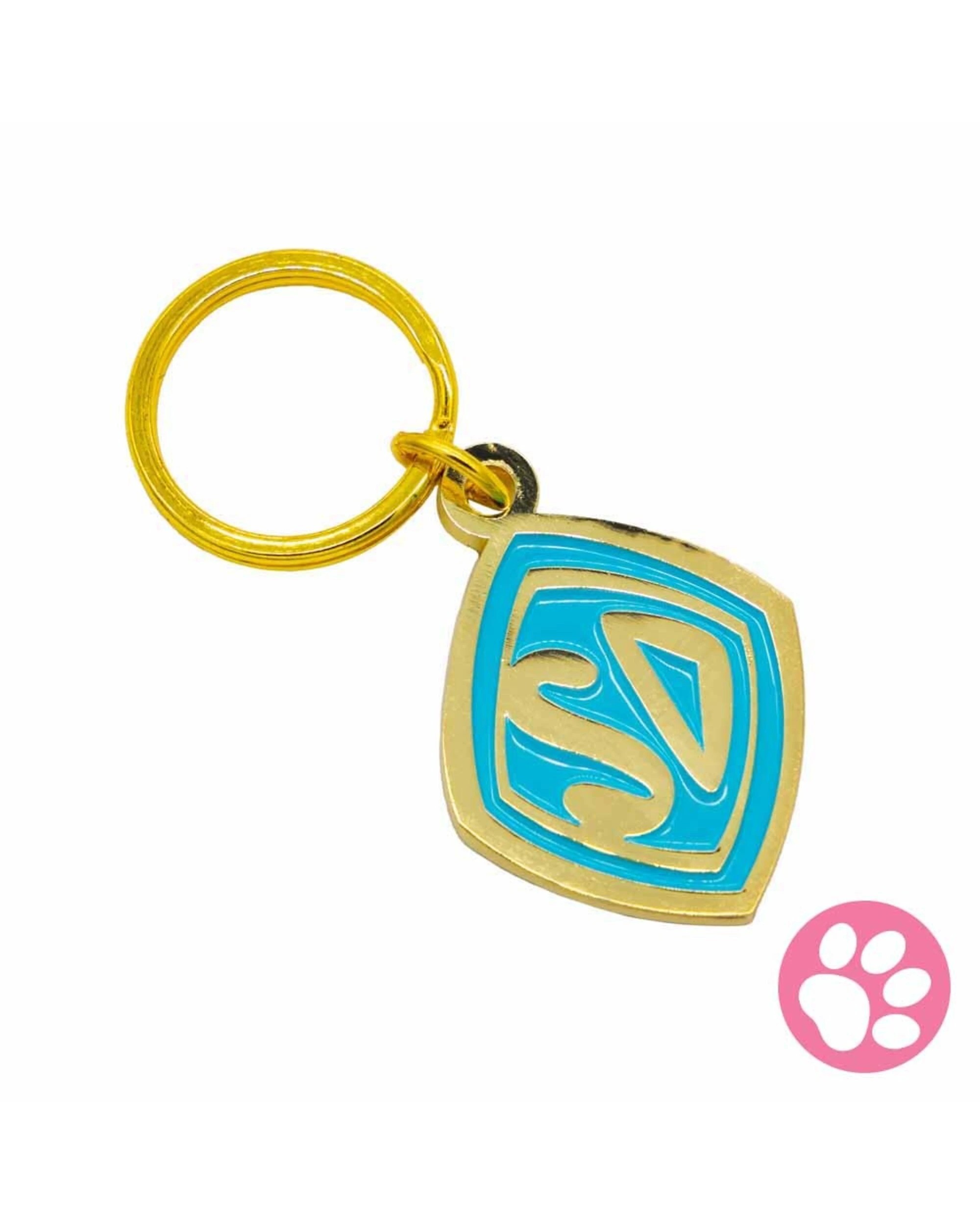 1 Scooby Doo - SD Charm Pet ID Tag - Teal, 1 of 2