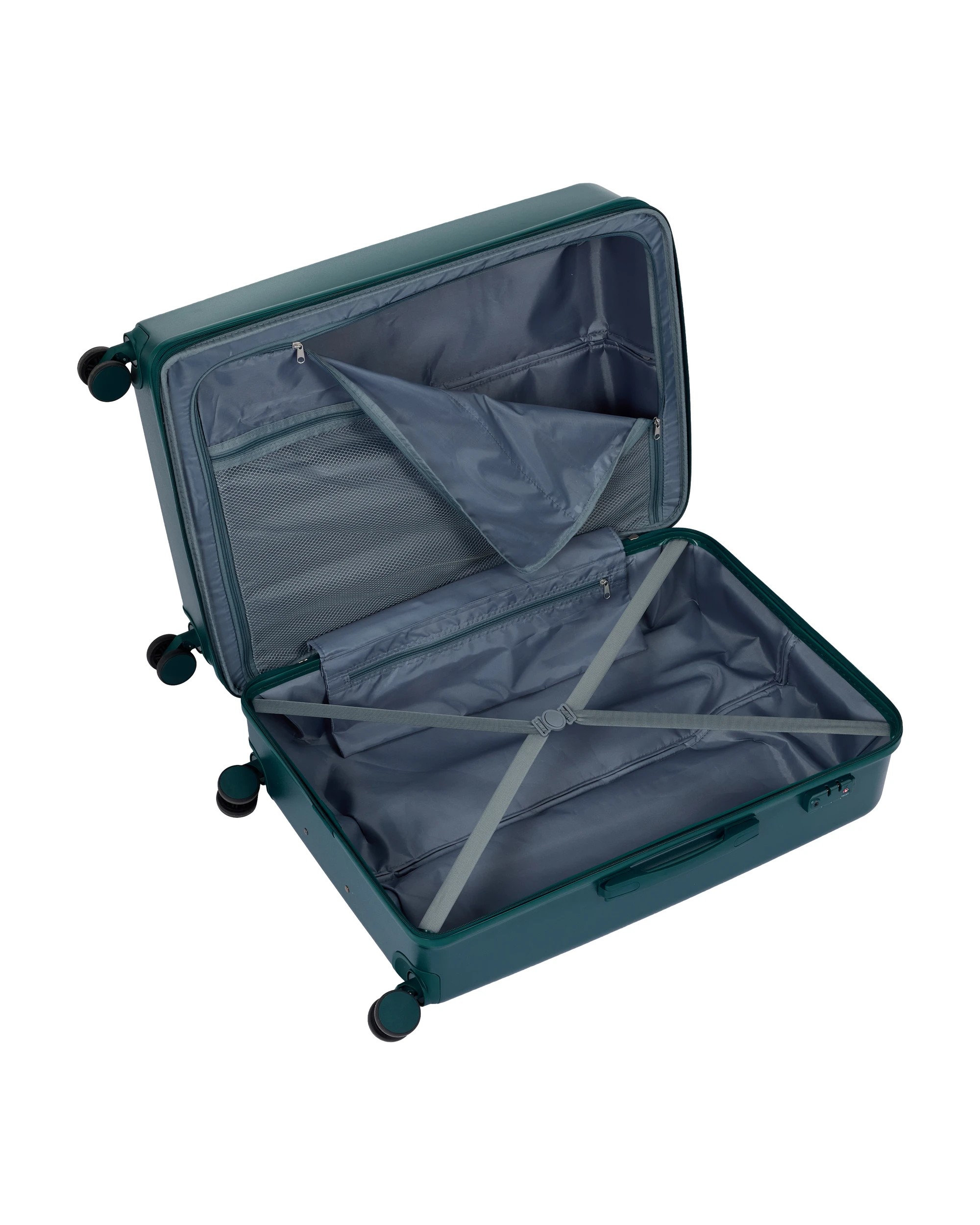 3 71cm Albany Hard Case 4 Wheels - Green, 3 of 8