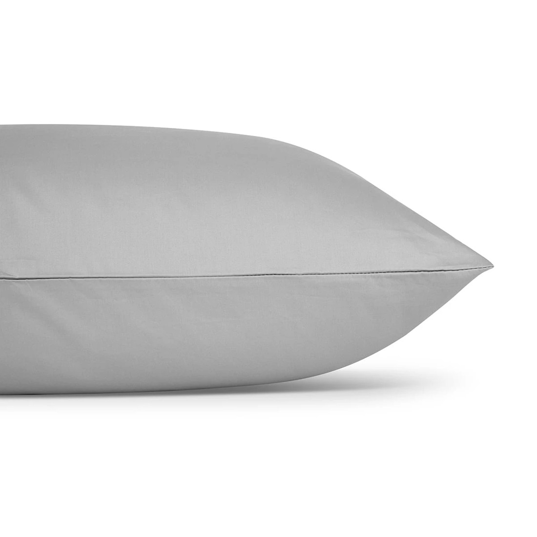 4 2 Pack 500 Thread Count Australian Grown Cotton Standard Pillowcases - Silver, 4 of 5