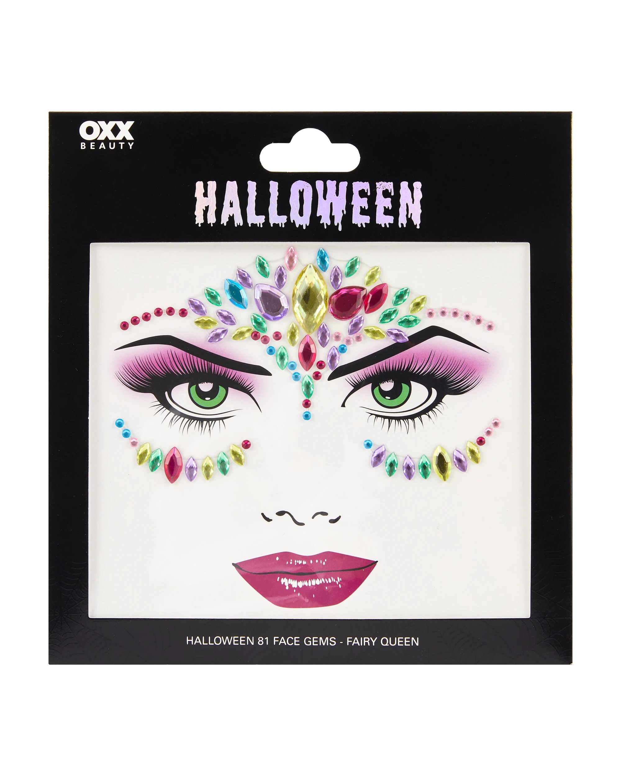 1 OXX Beauty 81 Pack Halloween Face Gems - Fairy Queen, 1 of 7