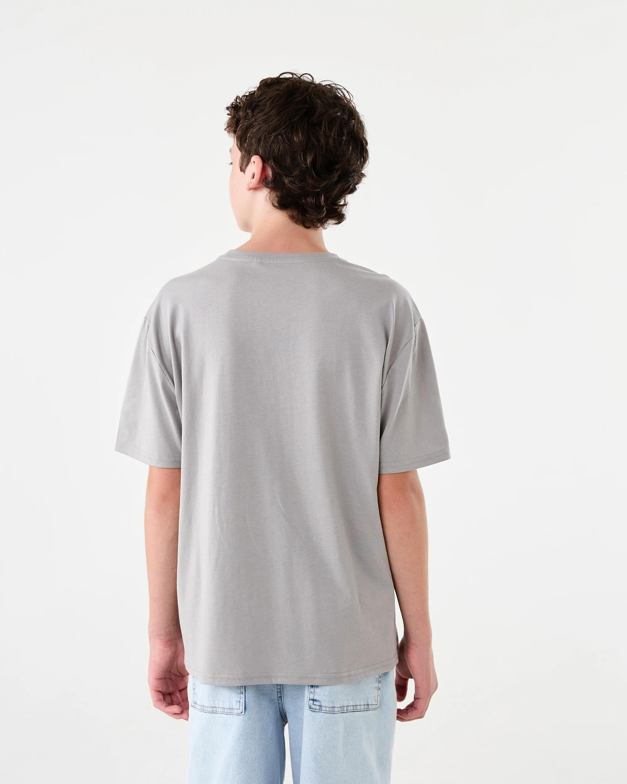 3 Short Sleeve Graphic Print T-shirt Fd Slate, 3 of 7