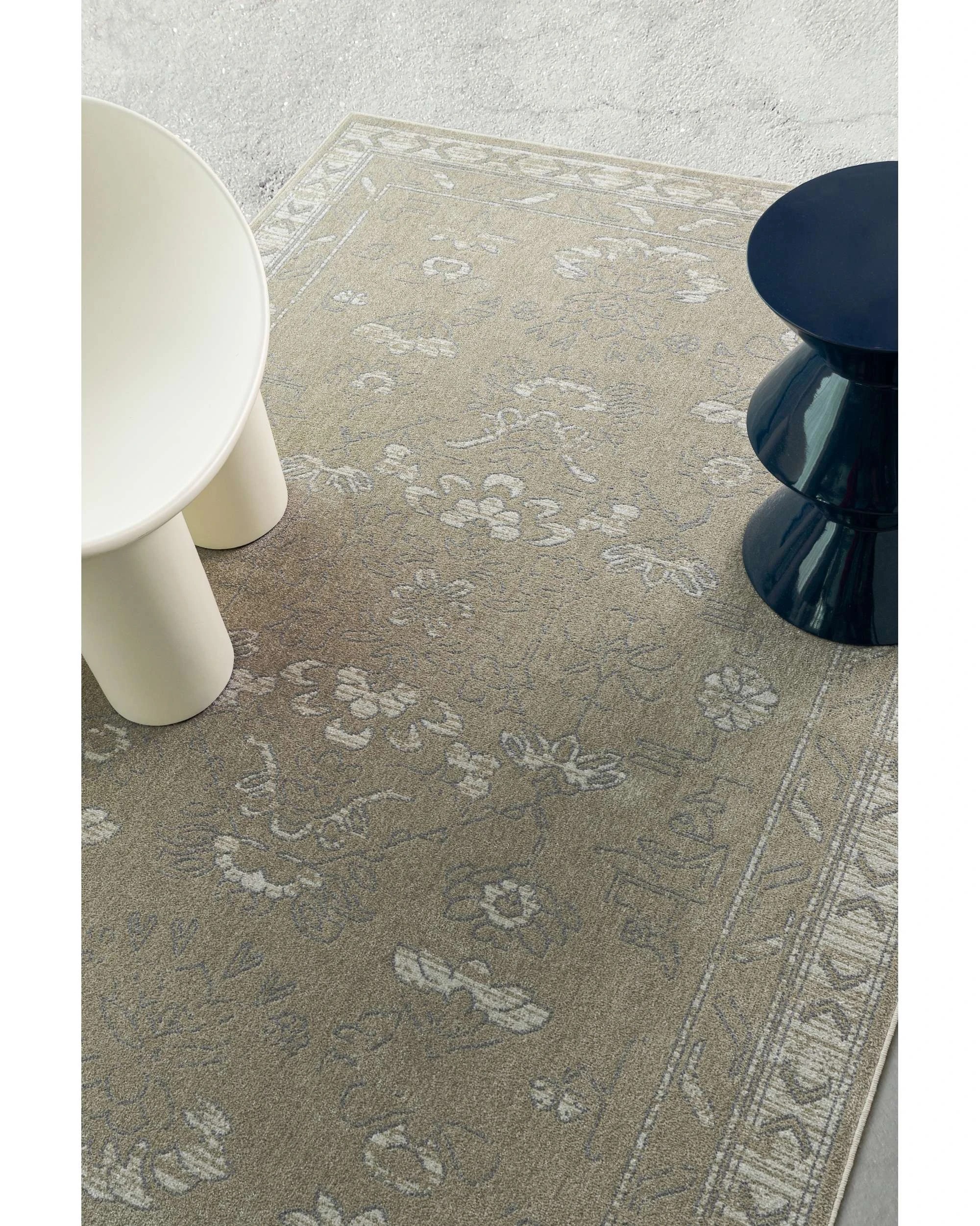 3 Loopsie Hagastrom  Vintage Washable Rug - Grey, 3 of 8