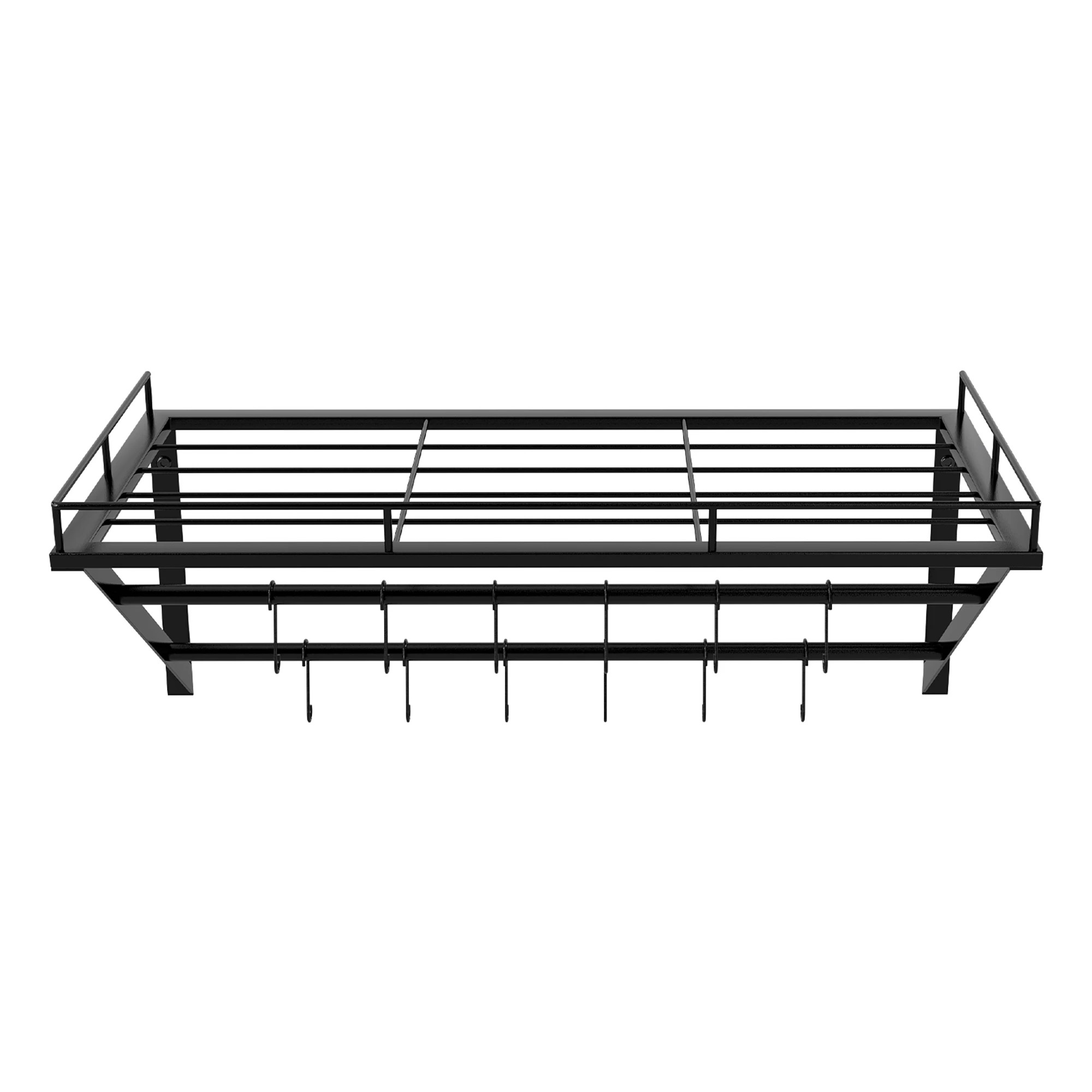 1 Toque Wall Mounted Pot Rack 12 Hooks, 1 of 9