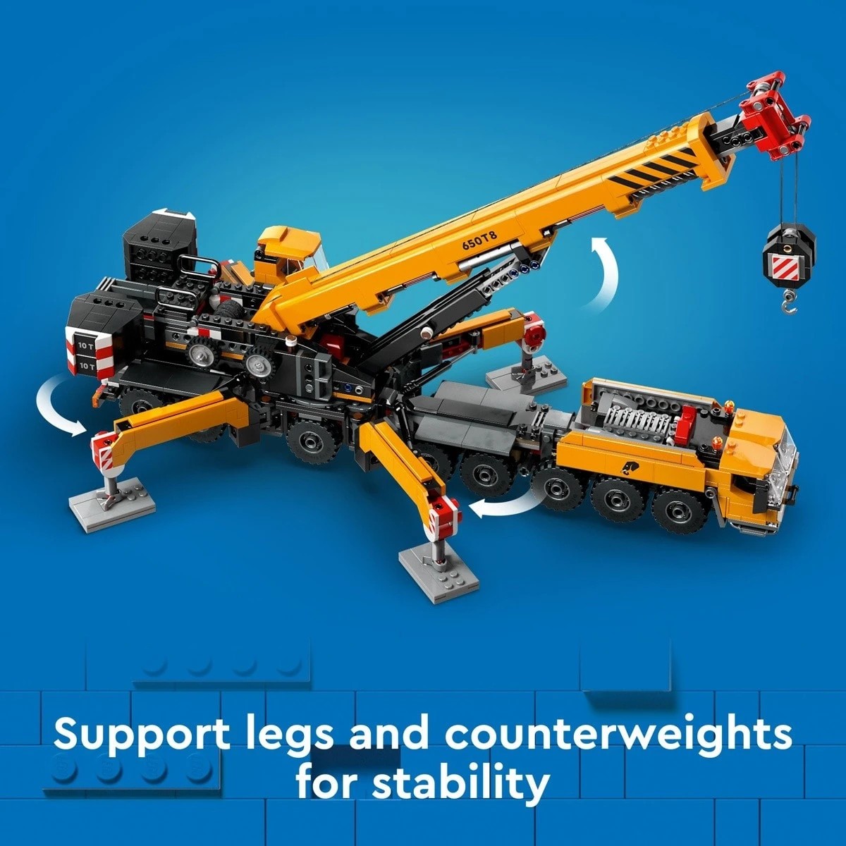 8 LEGO City Big Vehicles Yellow Mobile Construction Crane 60409, 8 of 11