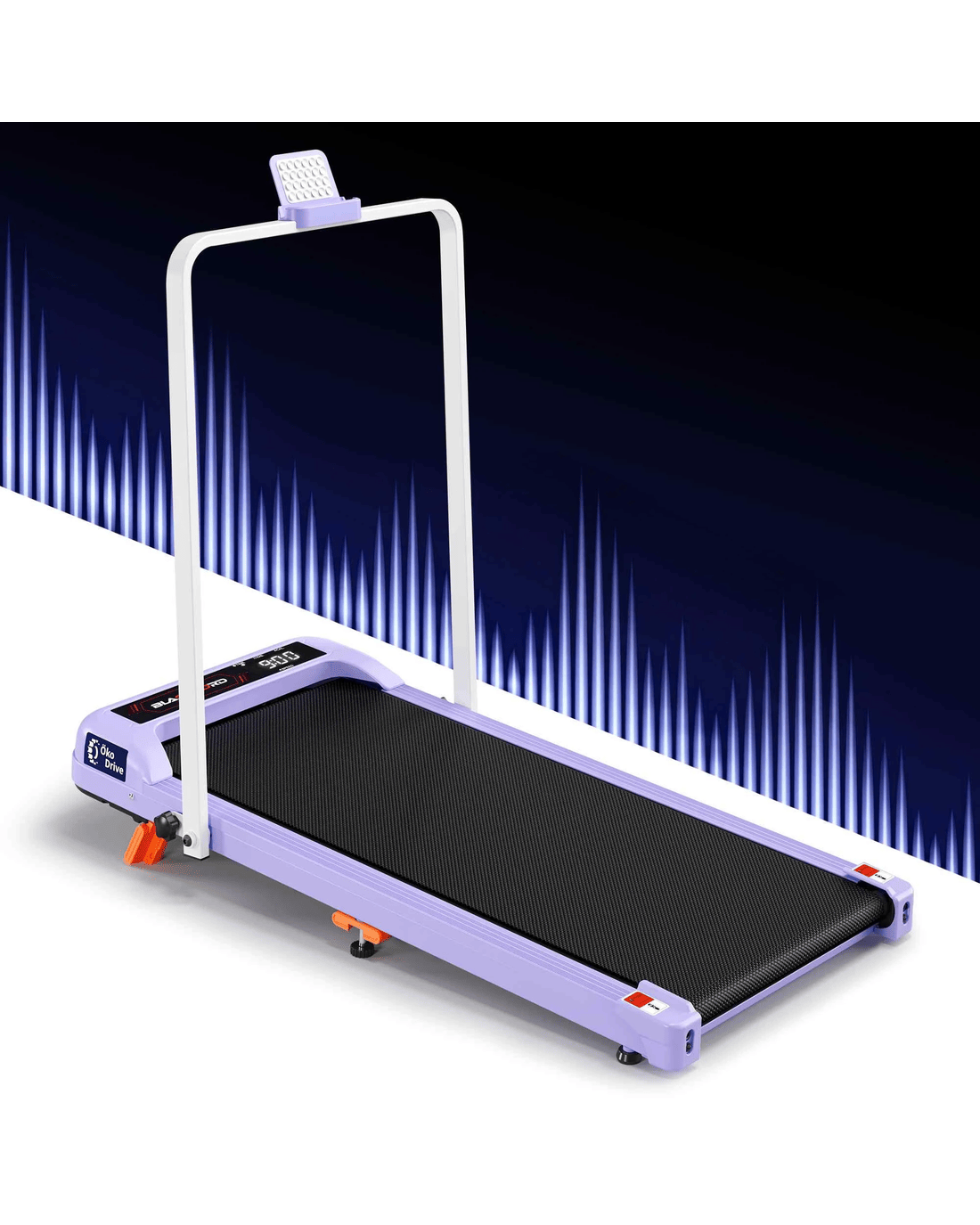 Black Lord Treadmill Electric Walking Pad Foldable Incline Gym - Purple ...