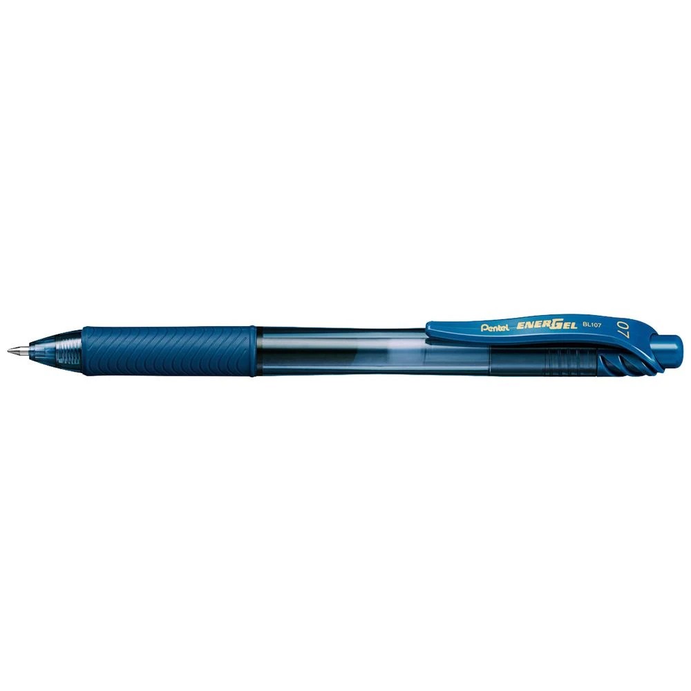 1 Pentel Energel X BL107 Gel Pen 0.7mm Navy, 1 of 5