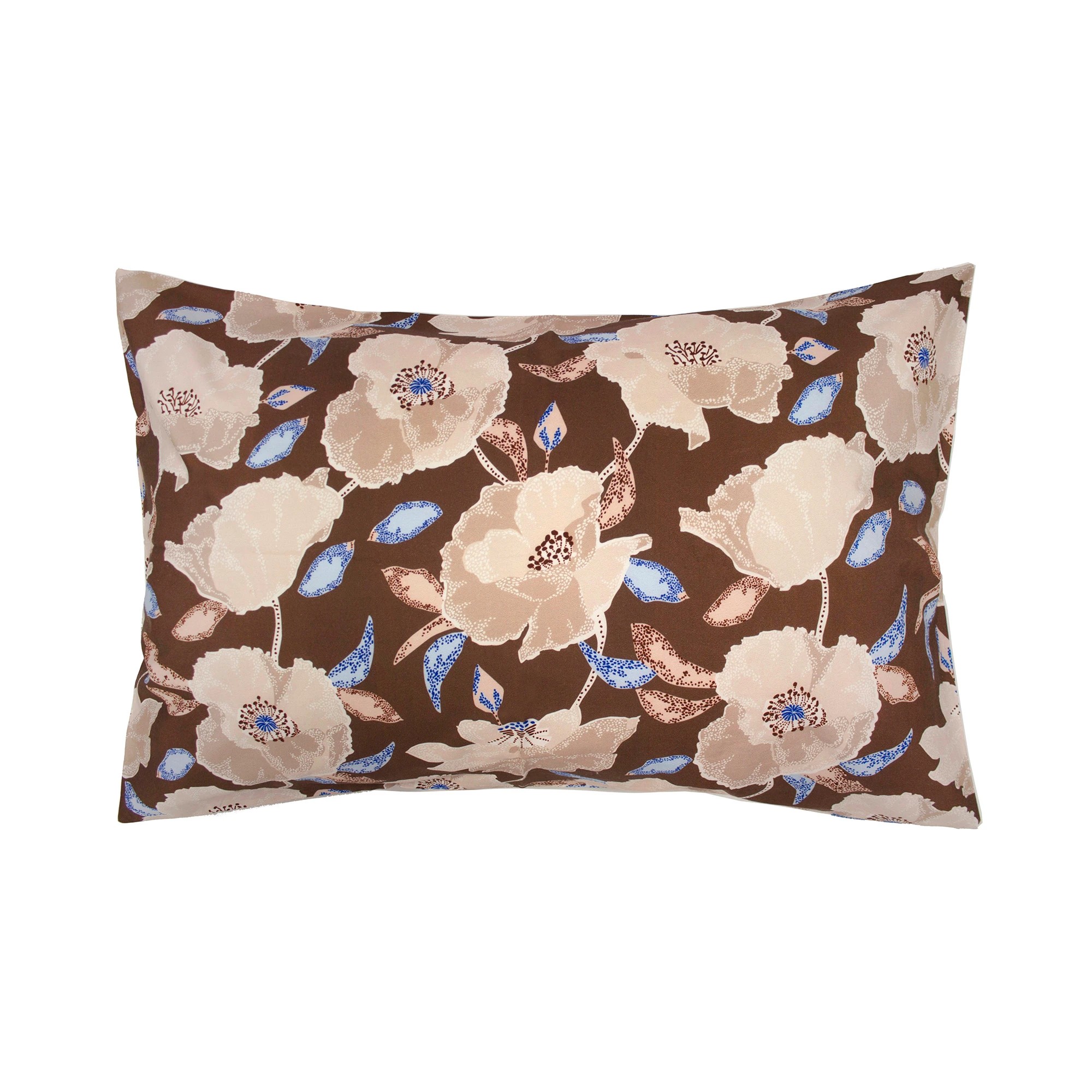 3 Bambury Faith Cotton Floral Reversible Print Quilt Cover Set - King Bed - Brown, 3 of 6