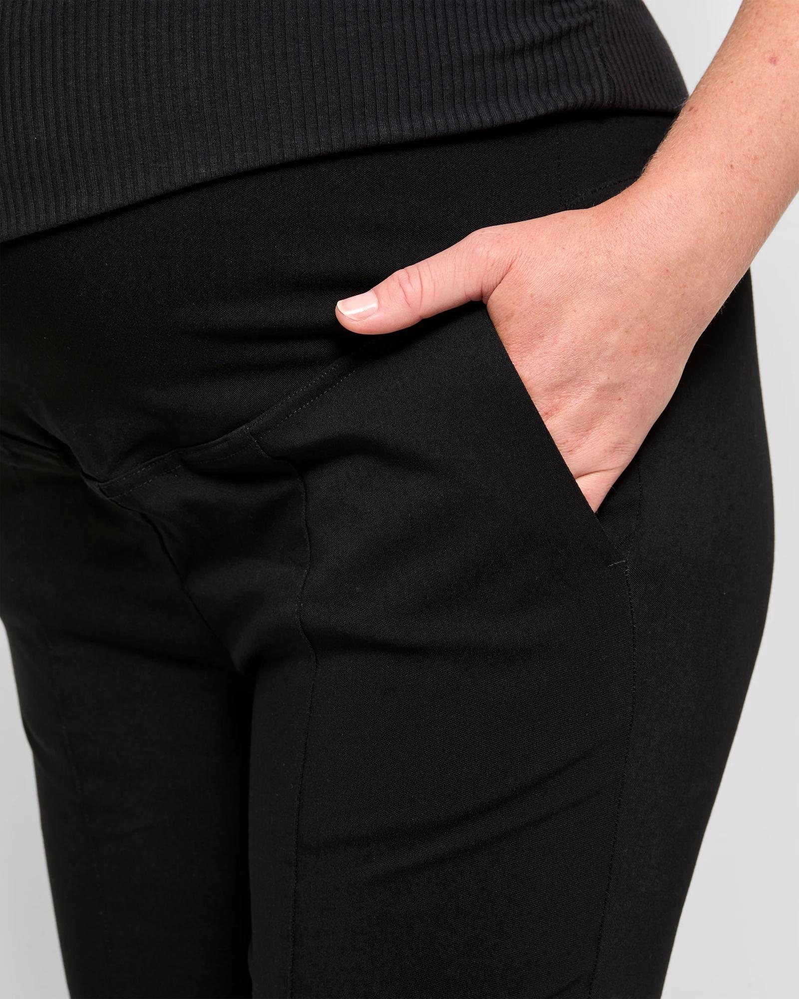 5 Target Maternity Crop Bengaline Pants BLACK, 5 of 5