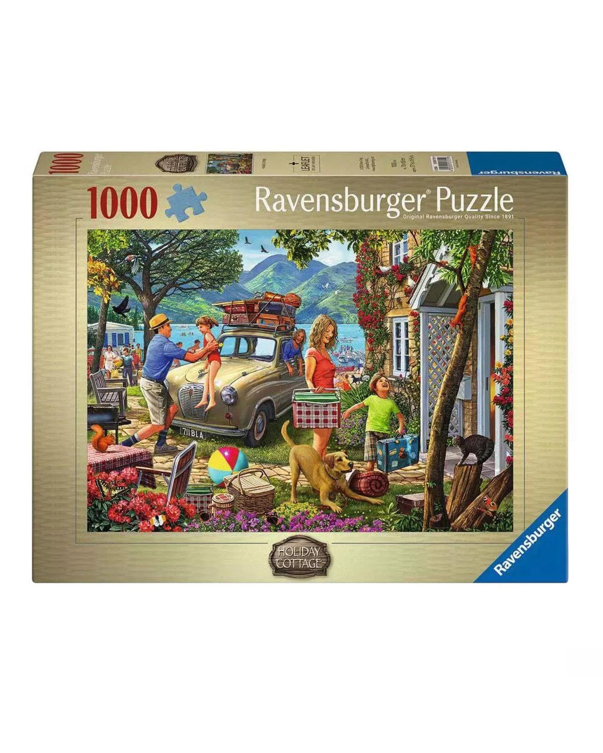1 Ravensburger Holiday Cottage 1000 Piece Jigsaw Puzzle, 1 of 3