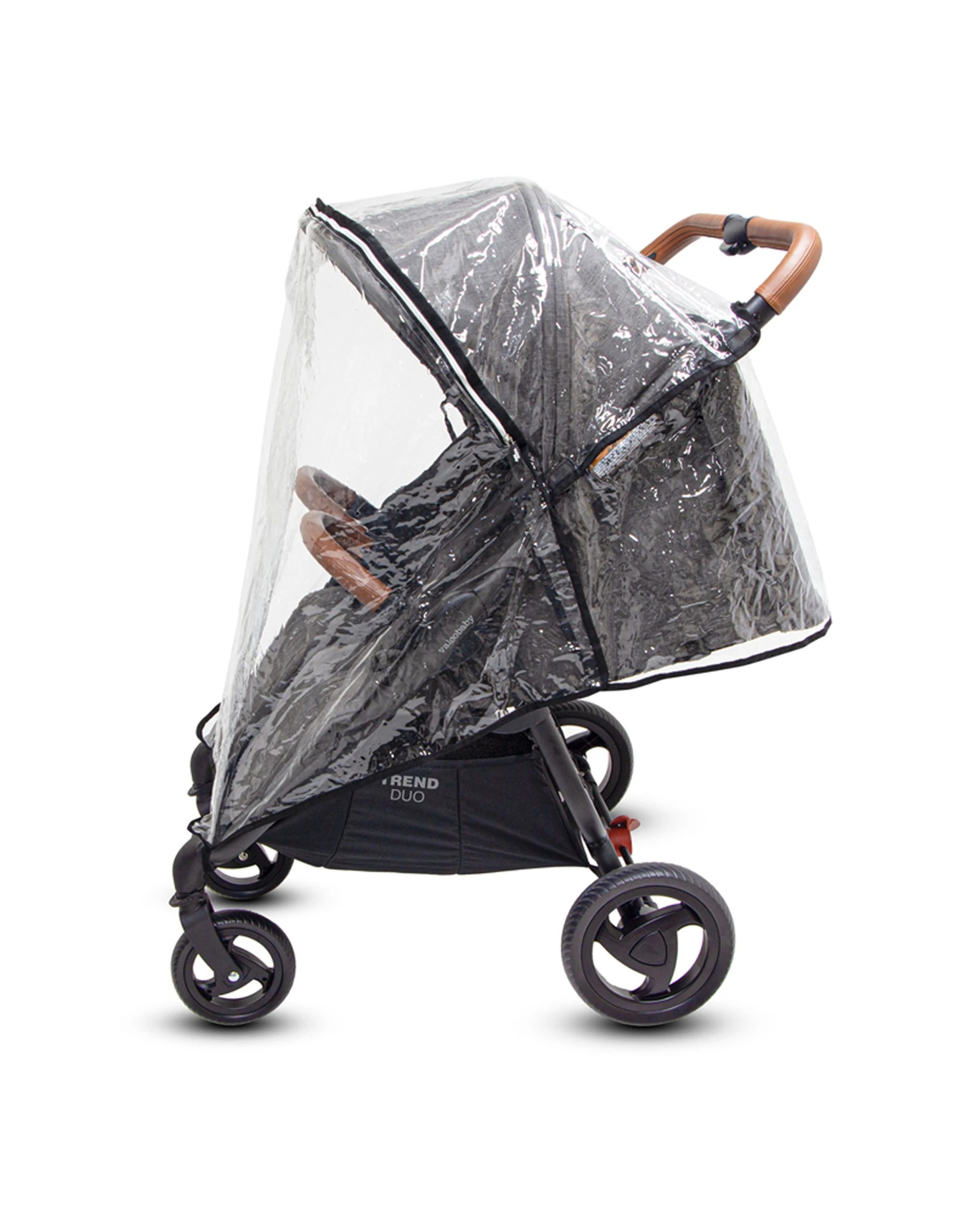 3 ValcoBaby Wind Rain Cover PVC For Stroller Pram Snap Trend Ultra Duo Models - Clear, 3 of 8