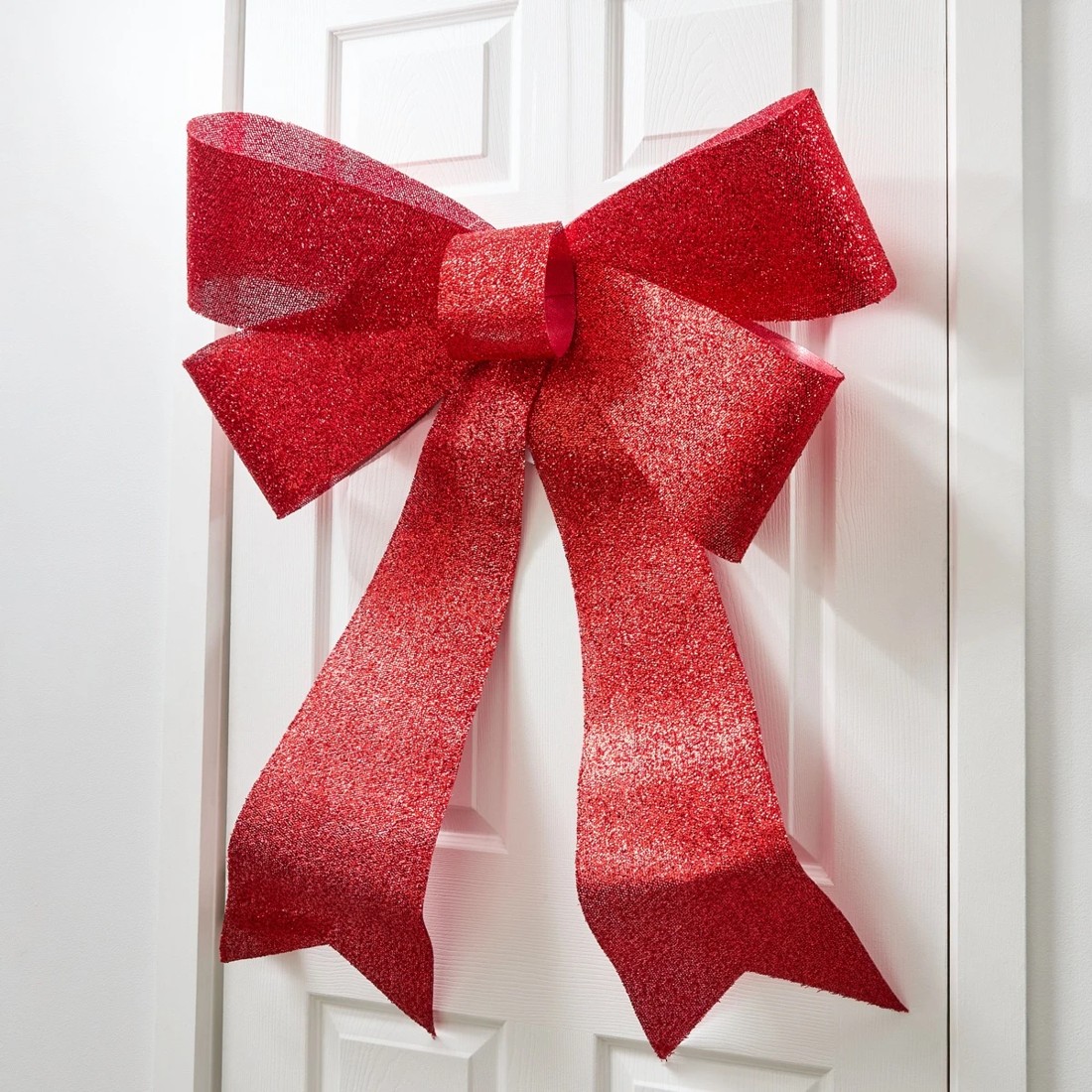 4 Battery Operated LED Light Up Door Bow, 4 of 9