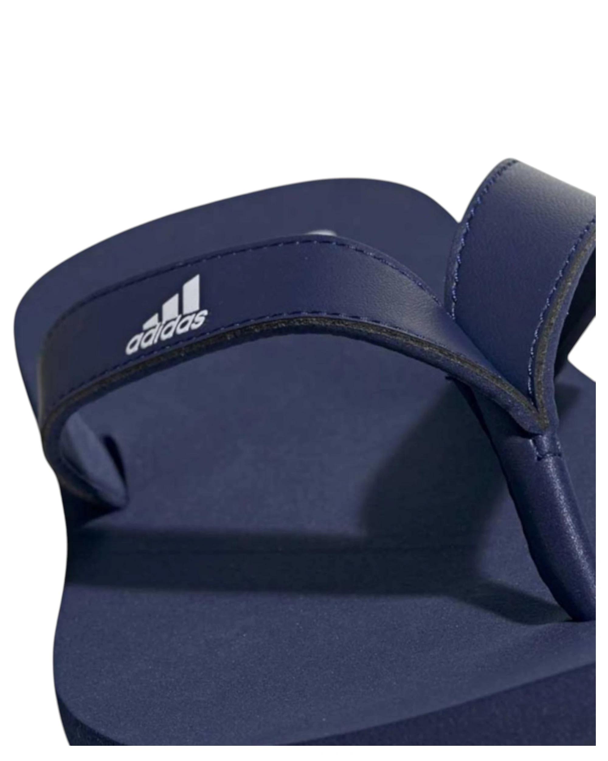 7 Adidas Mens Dark Blue/White Eezay Flip Flop Casual Thongs DARK BLUE/WHITE/DARK BLUE, 7 of 7