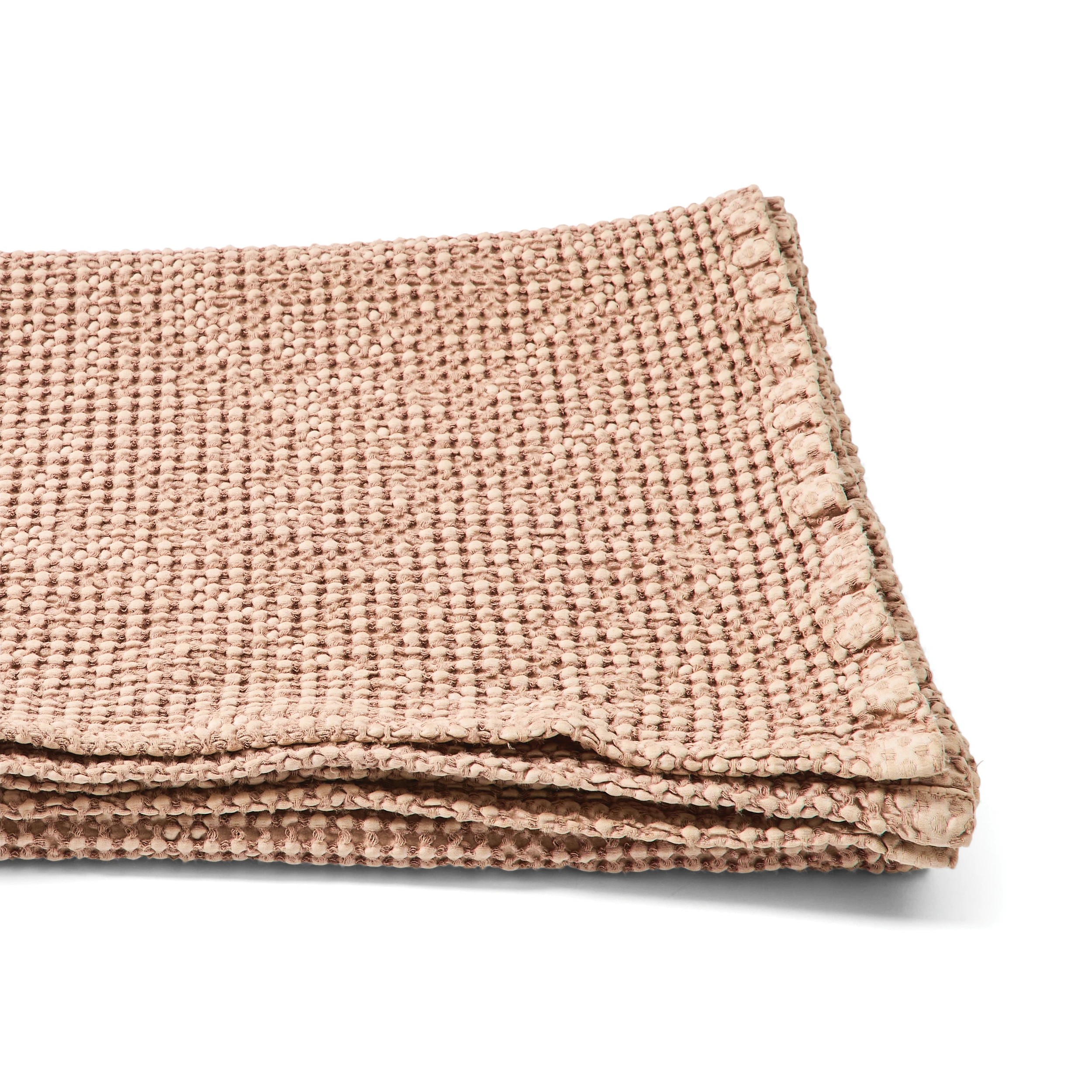 6 Stonewashed Cotton Waffle Throw - Tan, 6 of 6