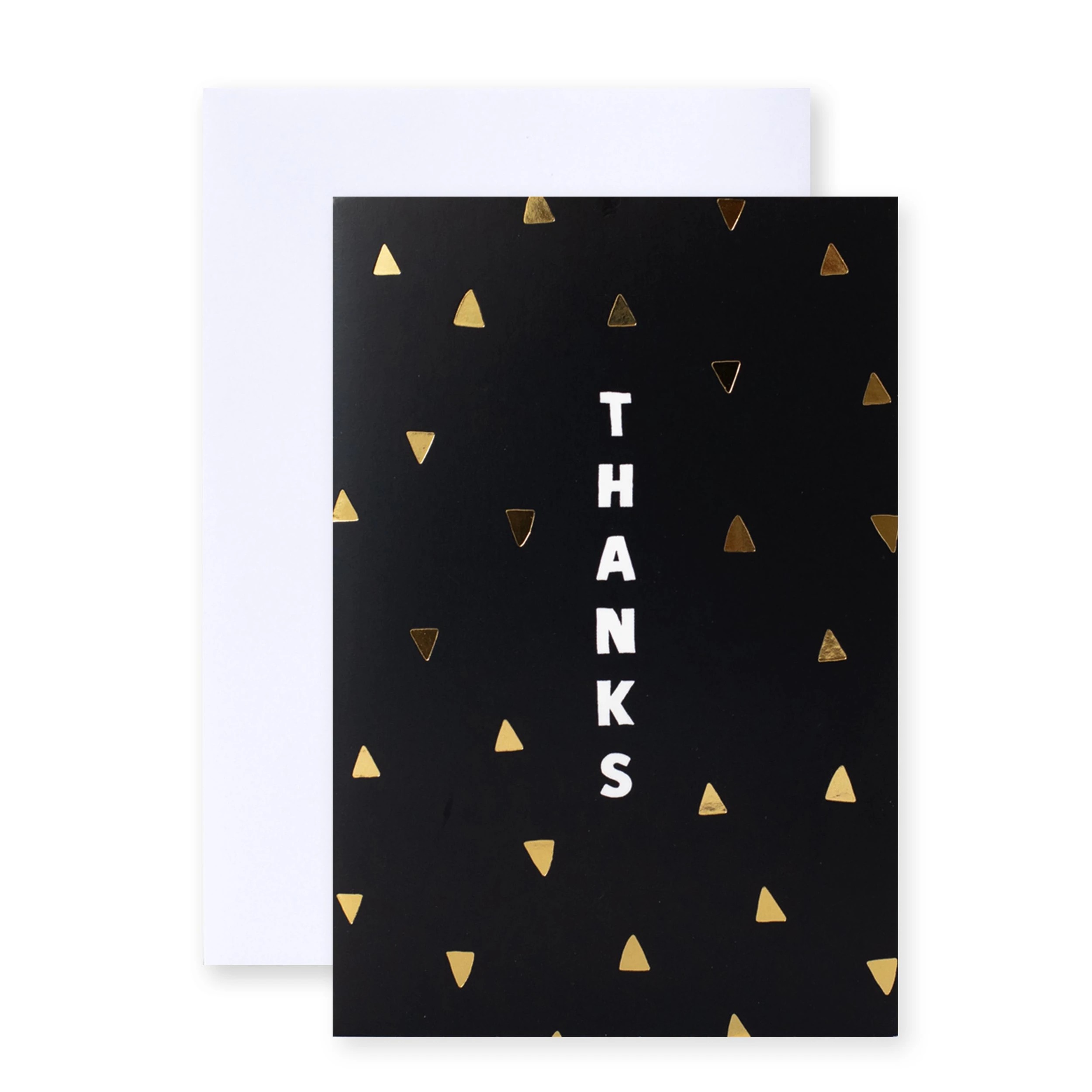 4 12 Pack Hallmark Thank You Cards - Gold Triangles and Thanks, 4 of 4