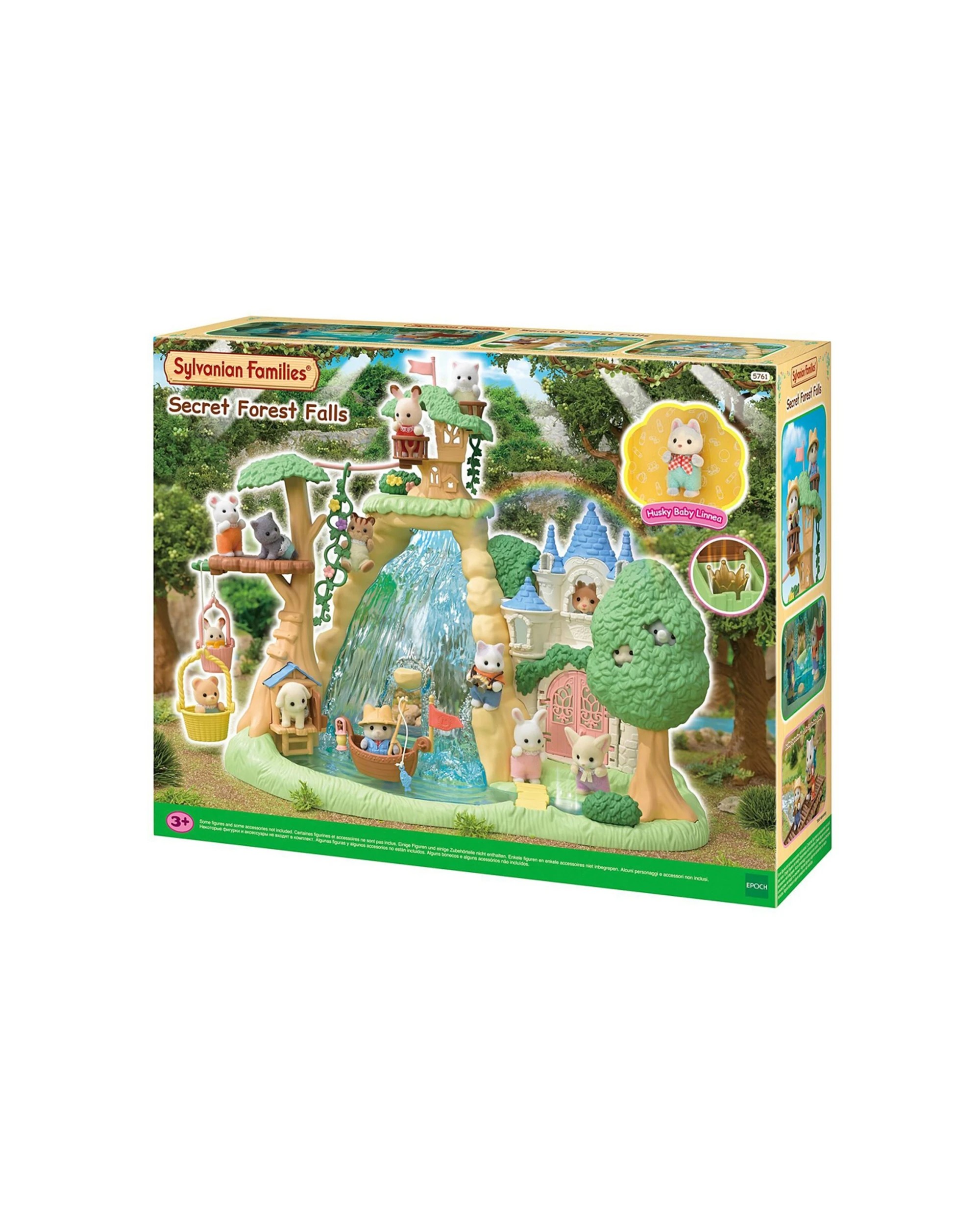1 Sylvanian Families Secret Forest Falls Adventure Playset Kids Toy 3 Years Plus
 - Multi, 1 of 7