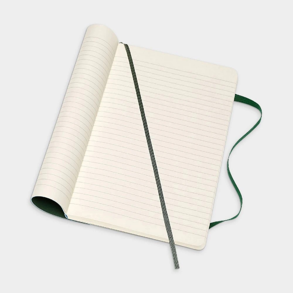 7 Moleskine Classic Soft Cover Ruled Notebook Myrtle Green, 7 of 9