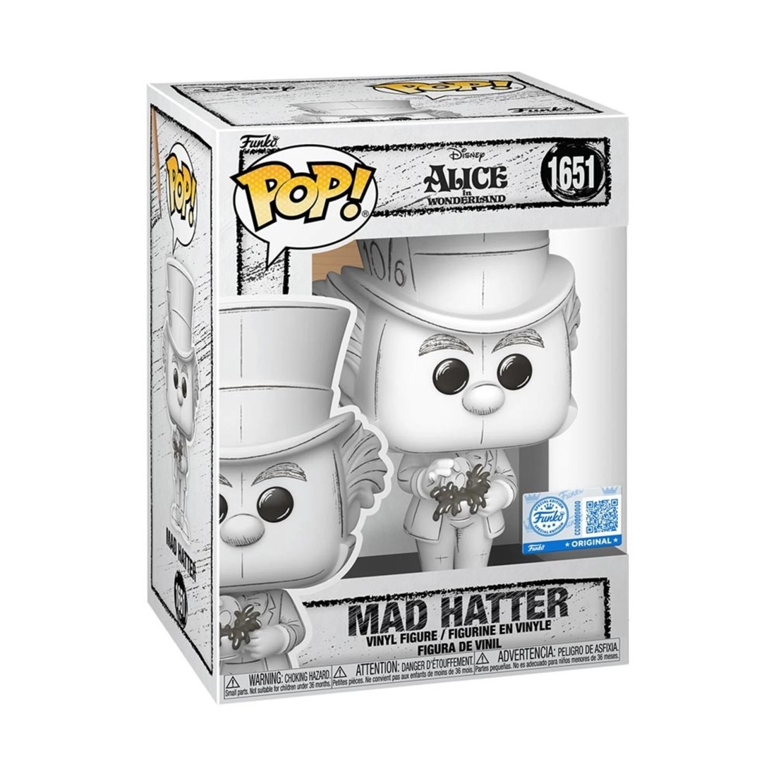 2 Disney - Alice in Wonderland - Mad Hatter (Sketch) Pop Vinyl Figure, 2 of 2